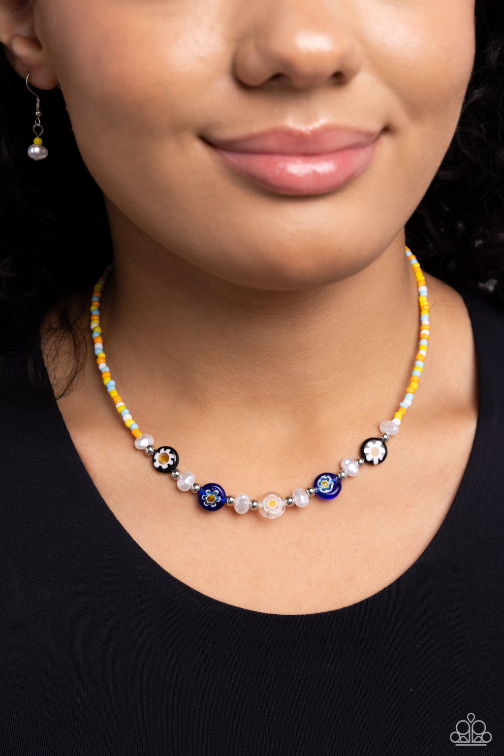 five-dollar-jewelry-trendy-tutor-yellow-necklace-paparazzi-accessories