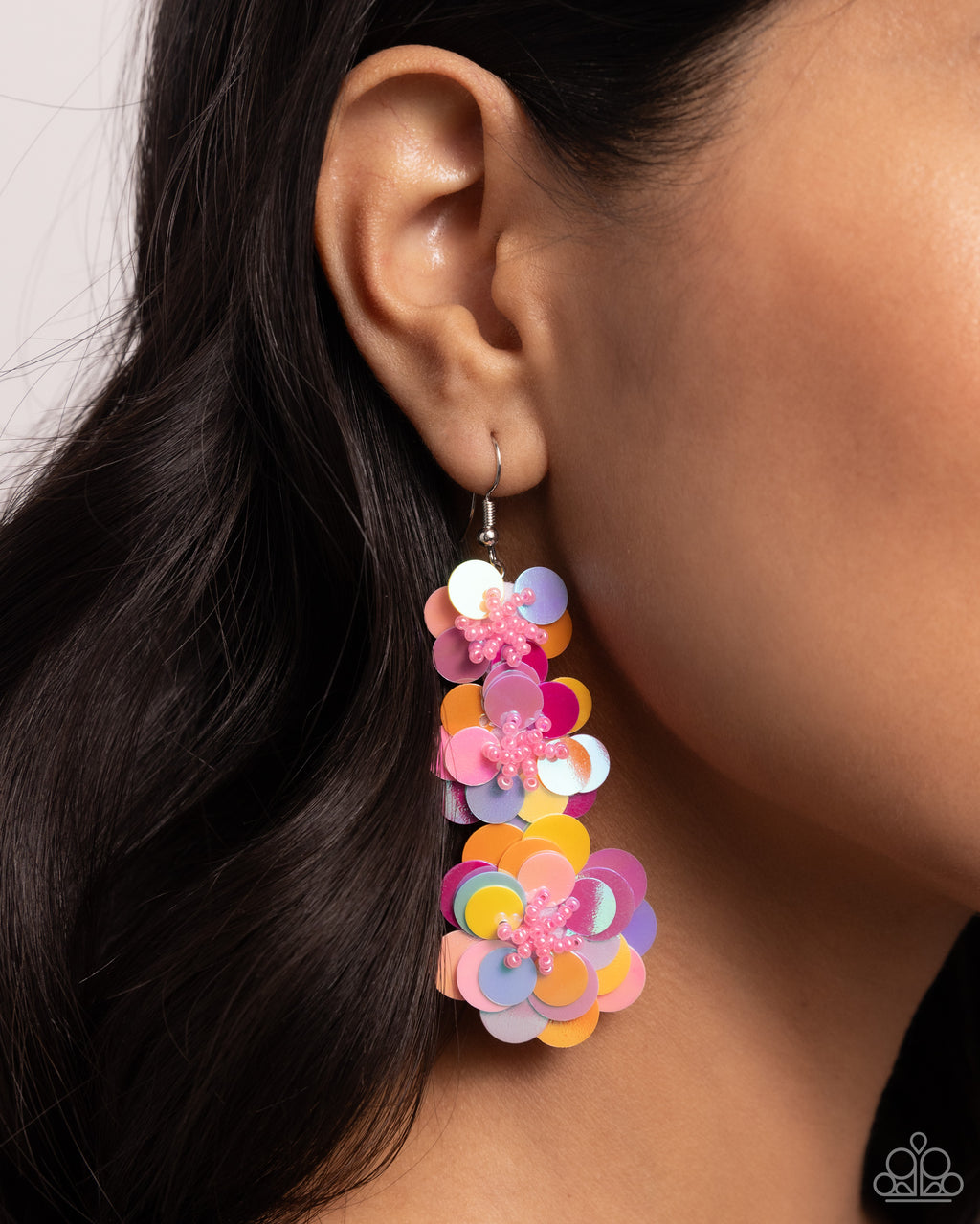 five-dollar-jewelry-beaded-bouquet-multi-earrings-paparazzi-accessories
