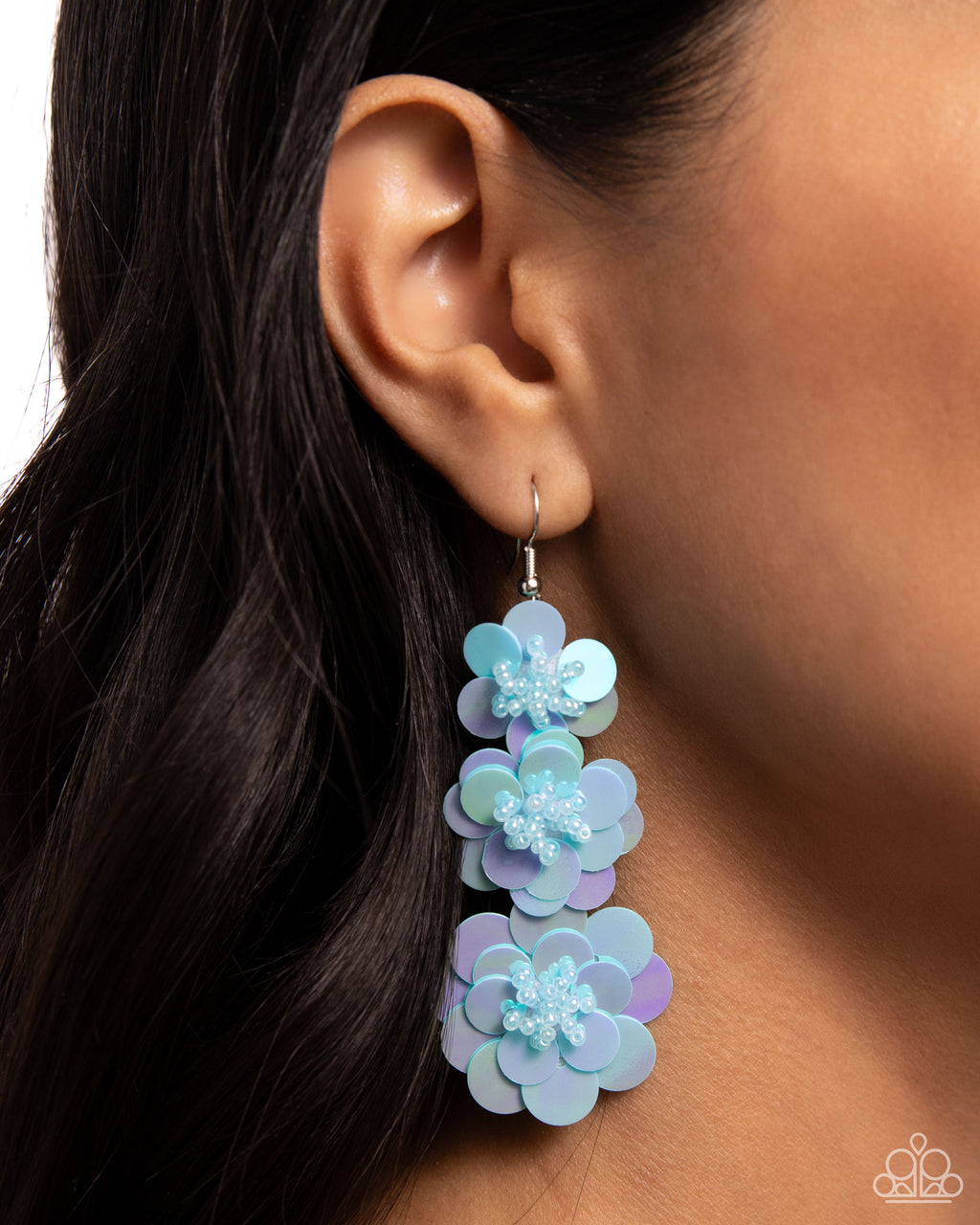 five-dollar-jewelry-beaded-bouquet-blue-earrings-paparazzi-accessories
