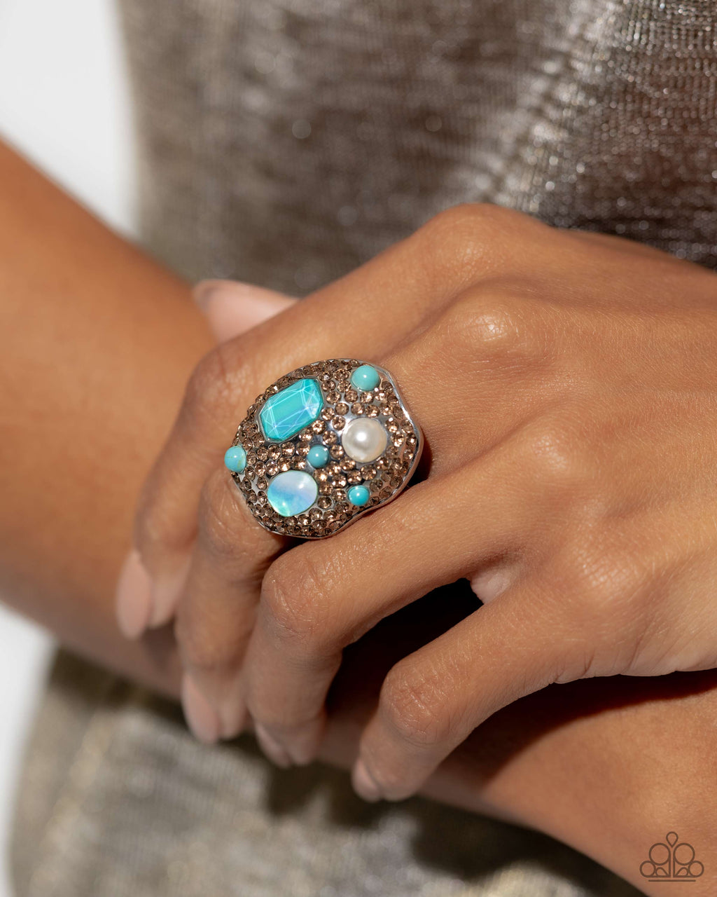 five-dollar-jewelry-active-artistry-blue-ring-paparazzi-accessories