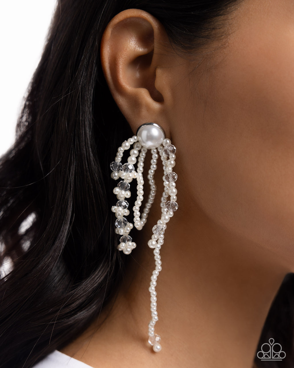 five-dollar-jewelry-promising-pearls-white-post earrings-paparazzi-accessories