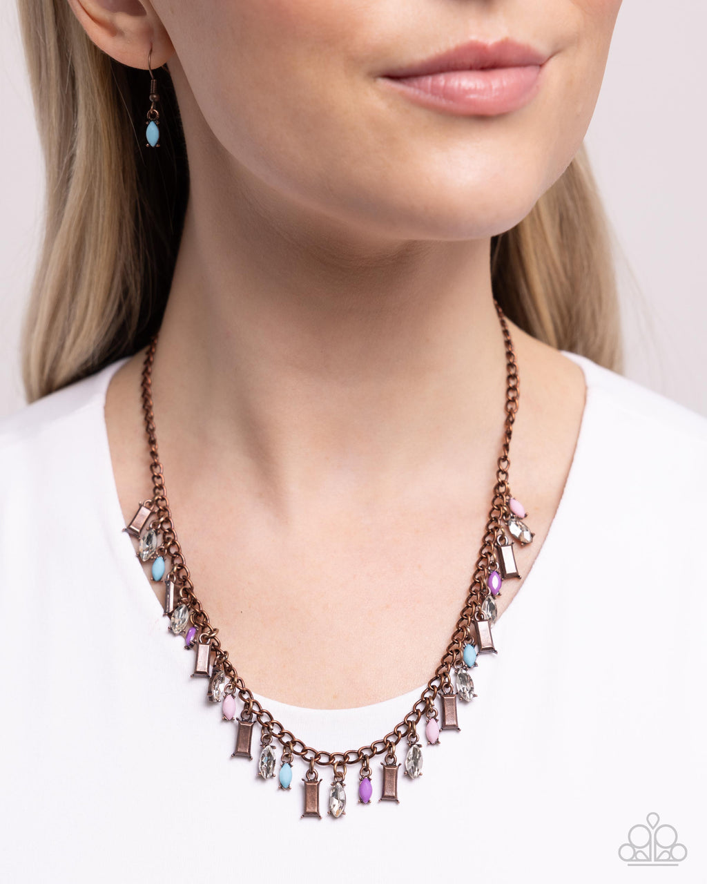 five-dollar-jewelry-dripping-in-drama-copper-necklace-paparazzi-accessories