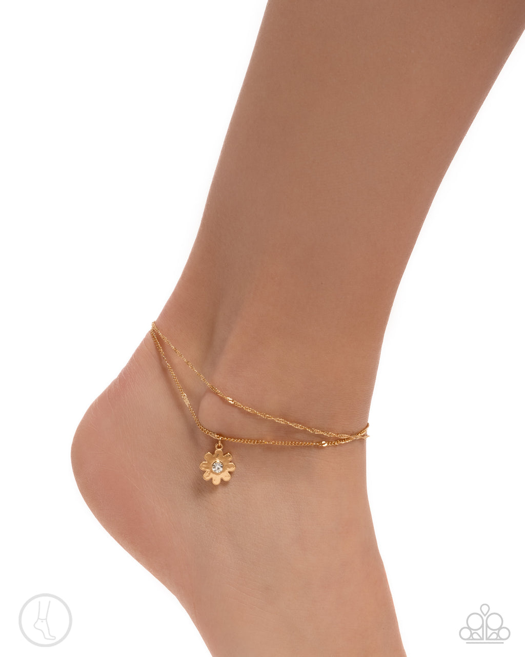 five-dollar-jewelry-blossoming-breeze-gold-anklet-paparazzi-accessories