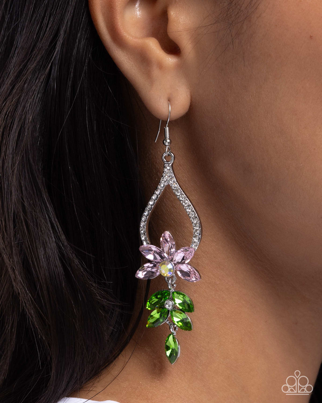 five-dollar-jewelry-floral-fuss-pink-earrings-paparazzi-accessories
