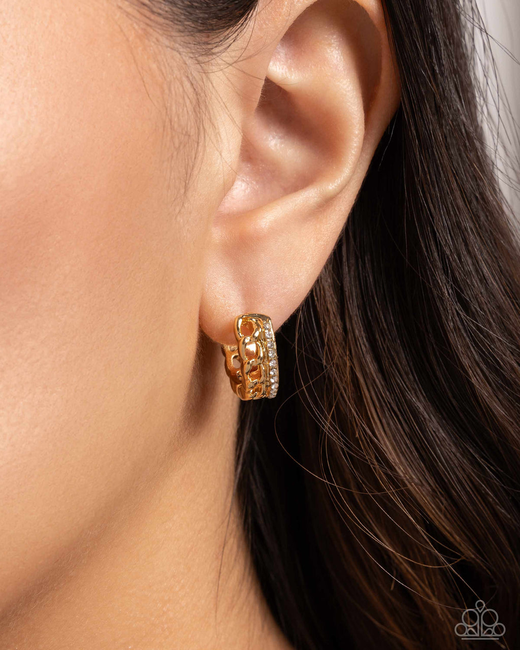 five-dollar-jewelry-lethal-layers-gold-earrings-paparazzi-accessories