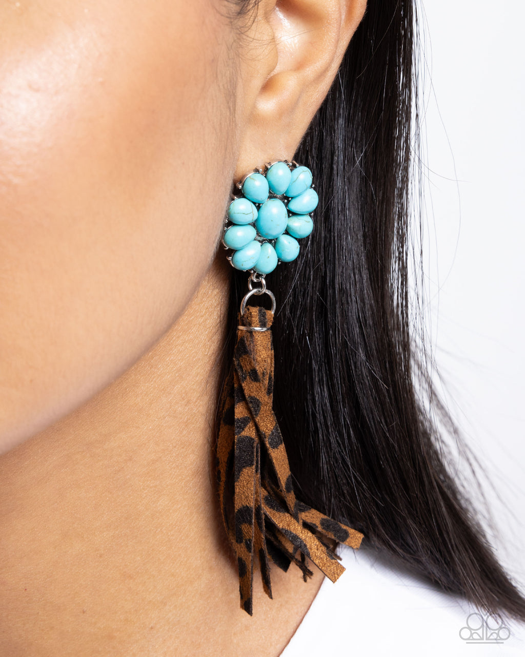 five-dollar-jewelry-hometown-hero-blue-post earrings-paparazzi-accessories