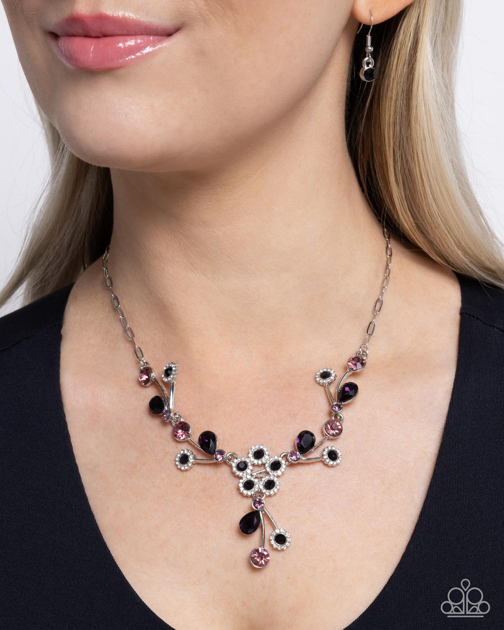 five-dollar-jewelry-blossom-queen-purple-necklace-paparazzi-accessories