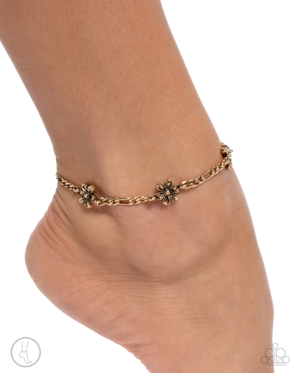 five-dollar-jewelry-gardening-gusto-gold-anklet-paparazzi-accessories