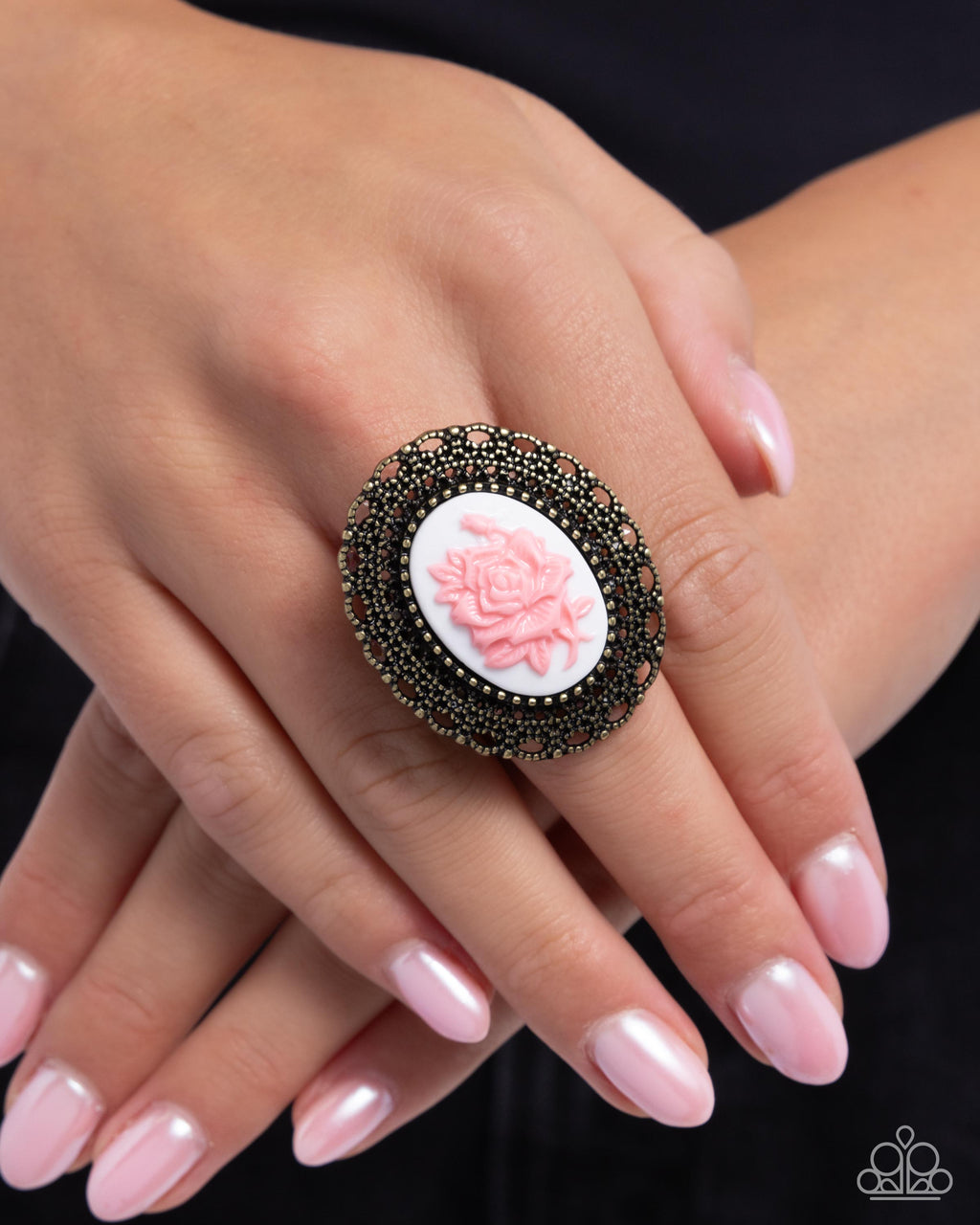 five-dollar-jewelry-blooming-brooch-brass-ring-paparazzi-accessories