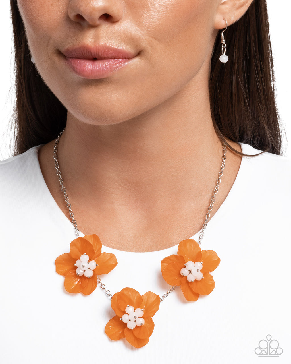 eight-dollar-jewelry-petaled-promotion-orange-necklace-paparazzi-accessories