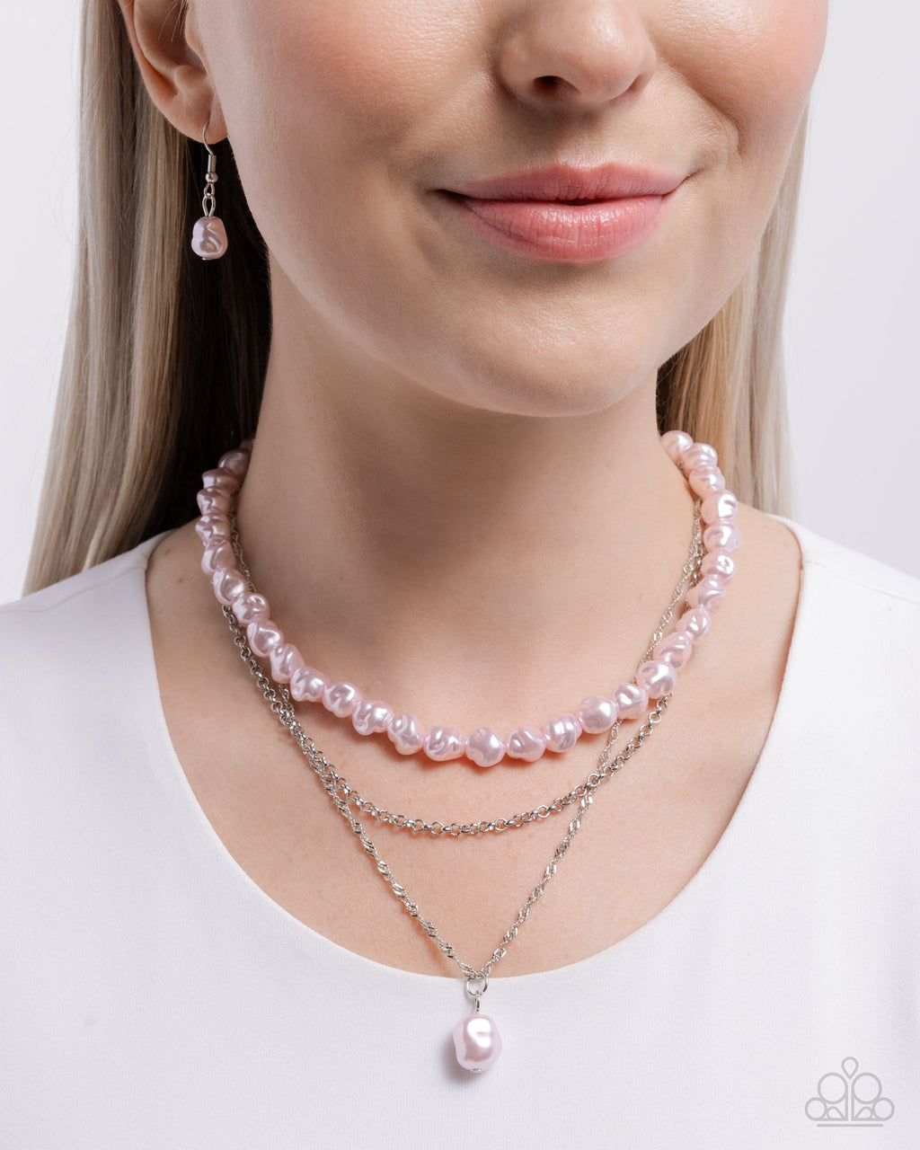 five-dollar-jewelry-baroque-bling-pink-necklace-paparazzi-accessories