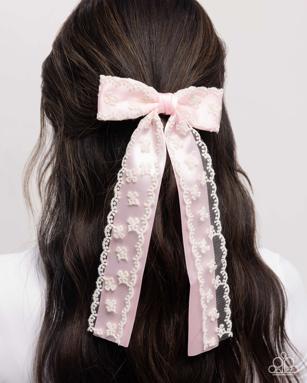 five-dollar-jewelry-carefree-coquette-pink-hair clip-paparazzi-accessories