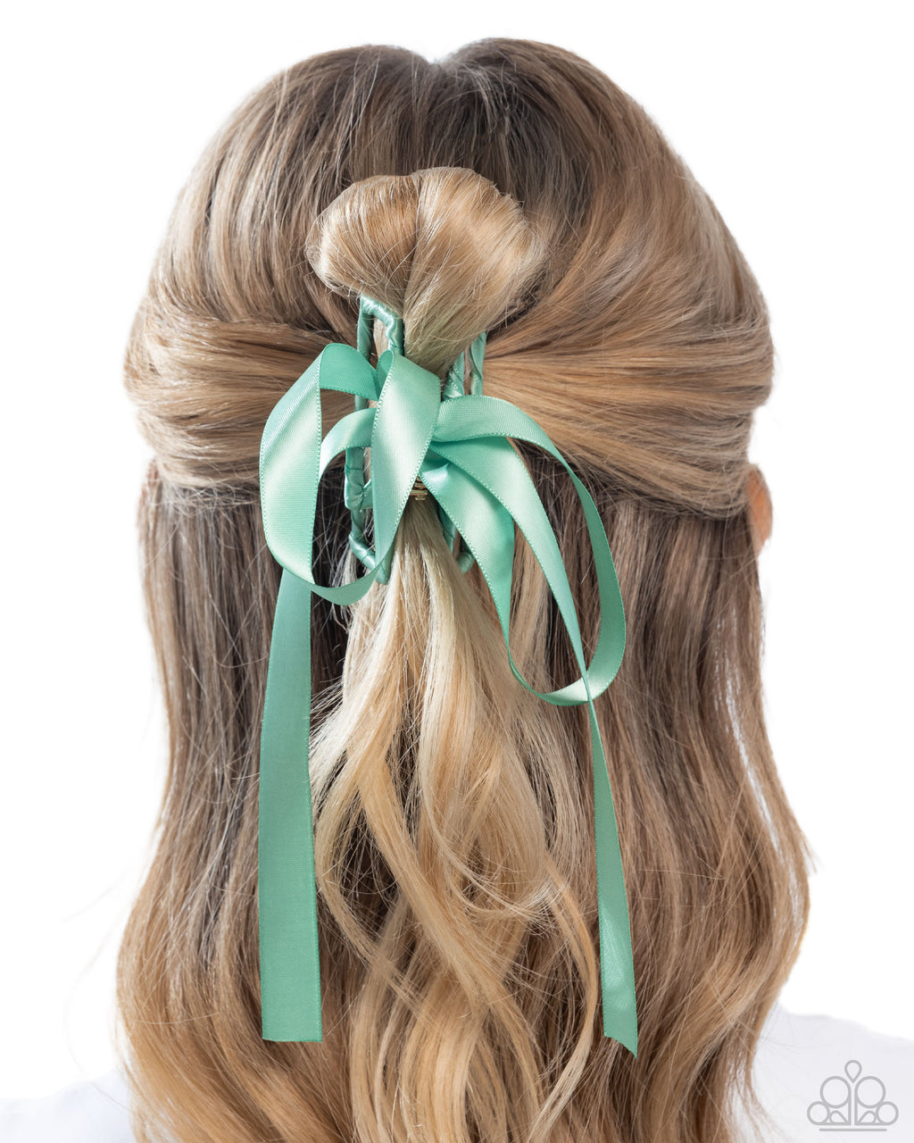 five-dollar-jewelry-haute-hairstylist-green-hair clip-paparazzi-accessories