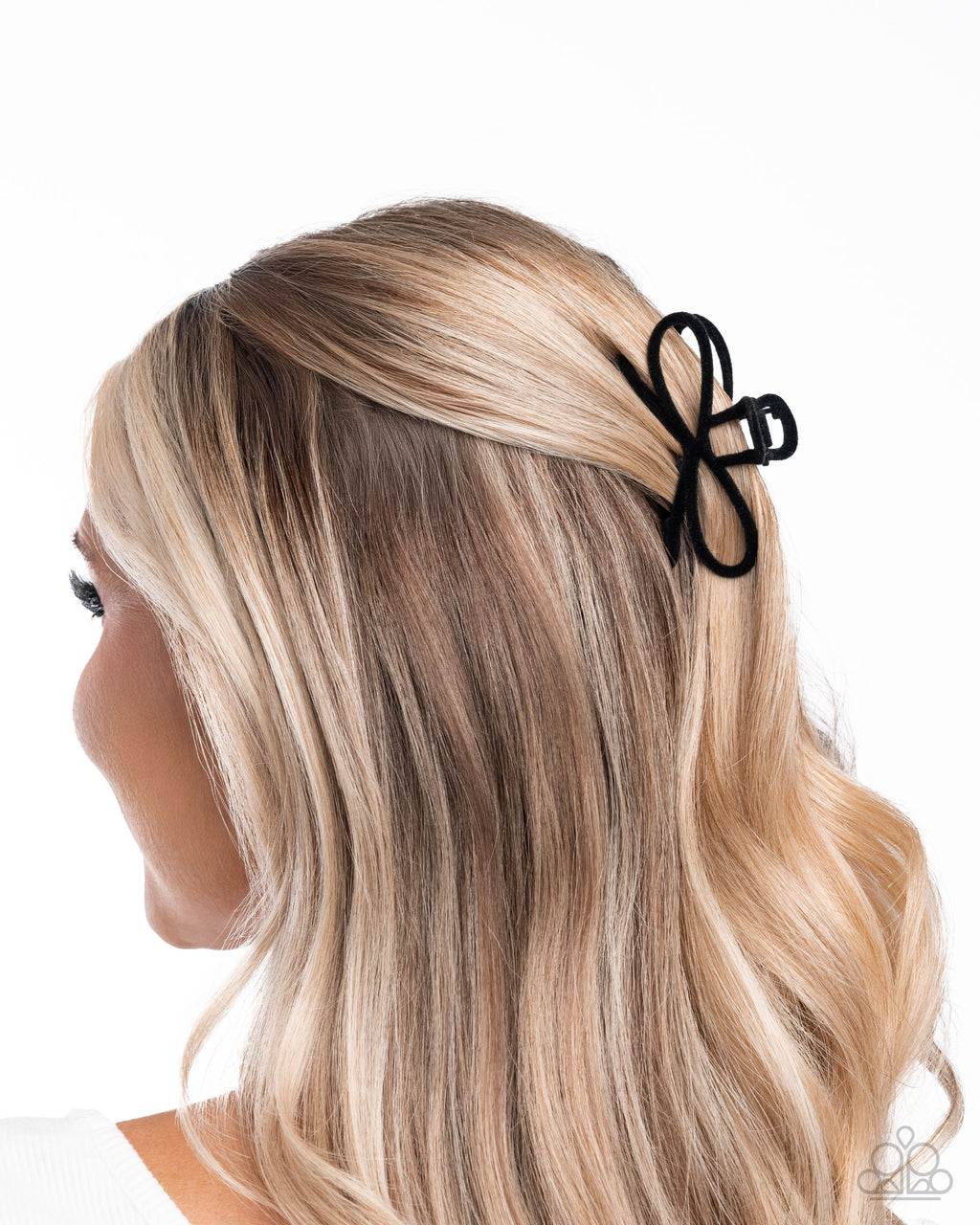 eight-dollar-jewelry-merry-bow-round-black-hair clip-paparazzi-accessories