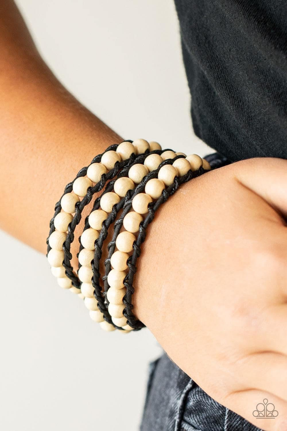 five-dollar-jewelry-pine-paradise-white-bracelet-paparazzi-accessories