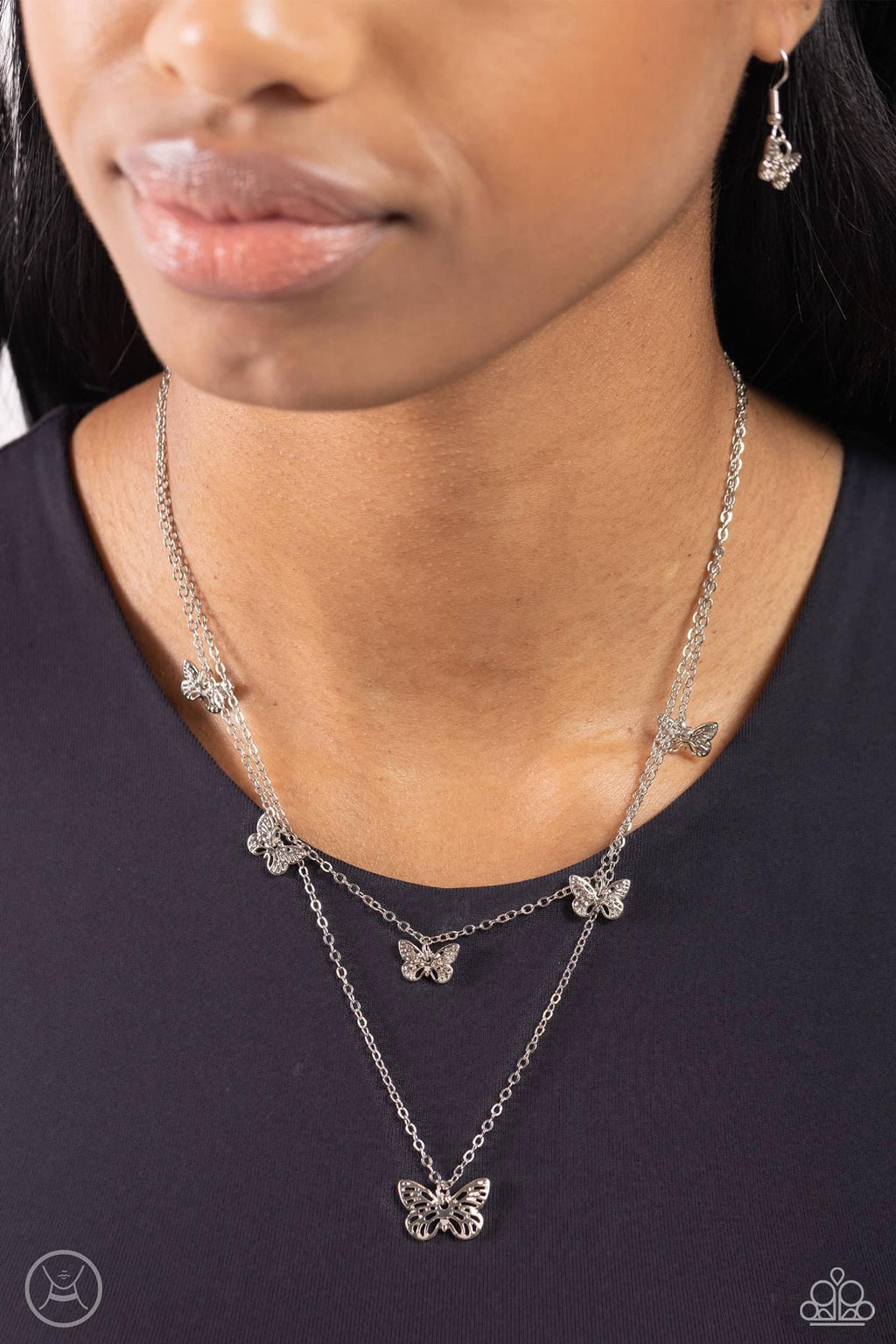 five-dollar-jewelry-butterfly-beacon-silver-necklace-paparazzi-accessories