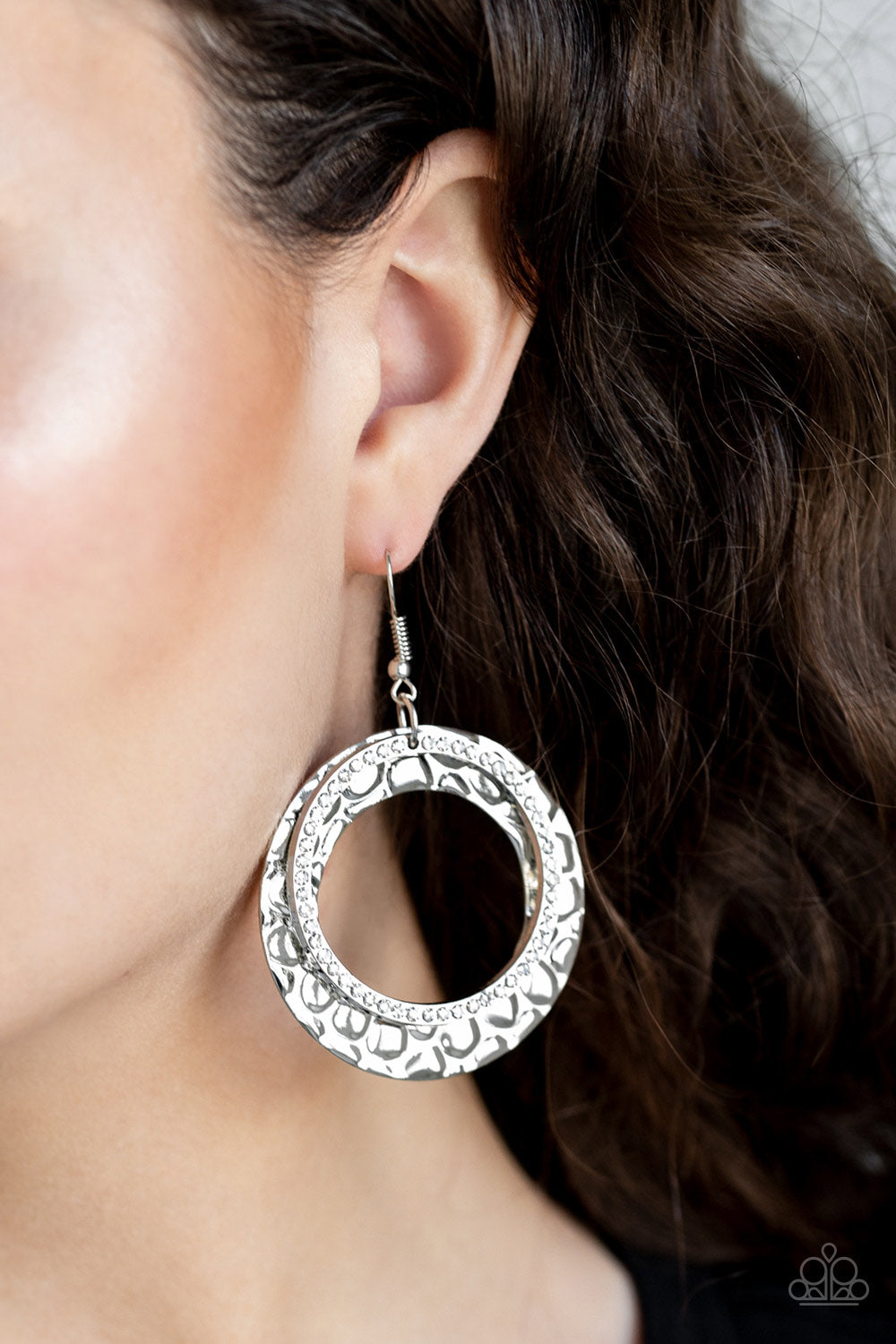 five-dollar-jewelry-cinematic-shimmer-white-earrings-paparazzi-accessories