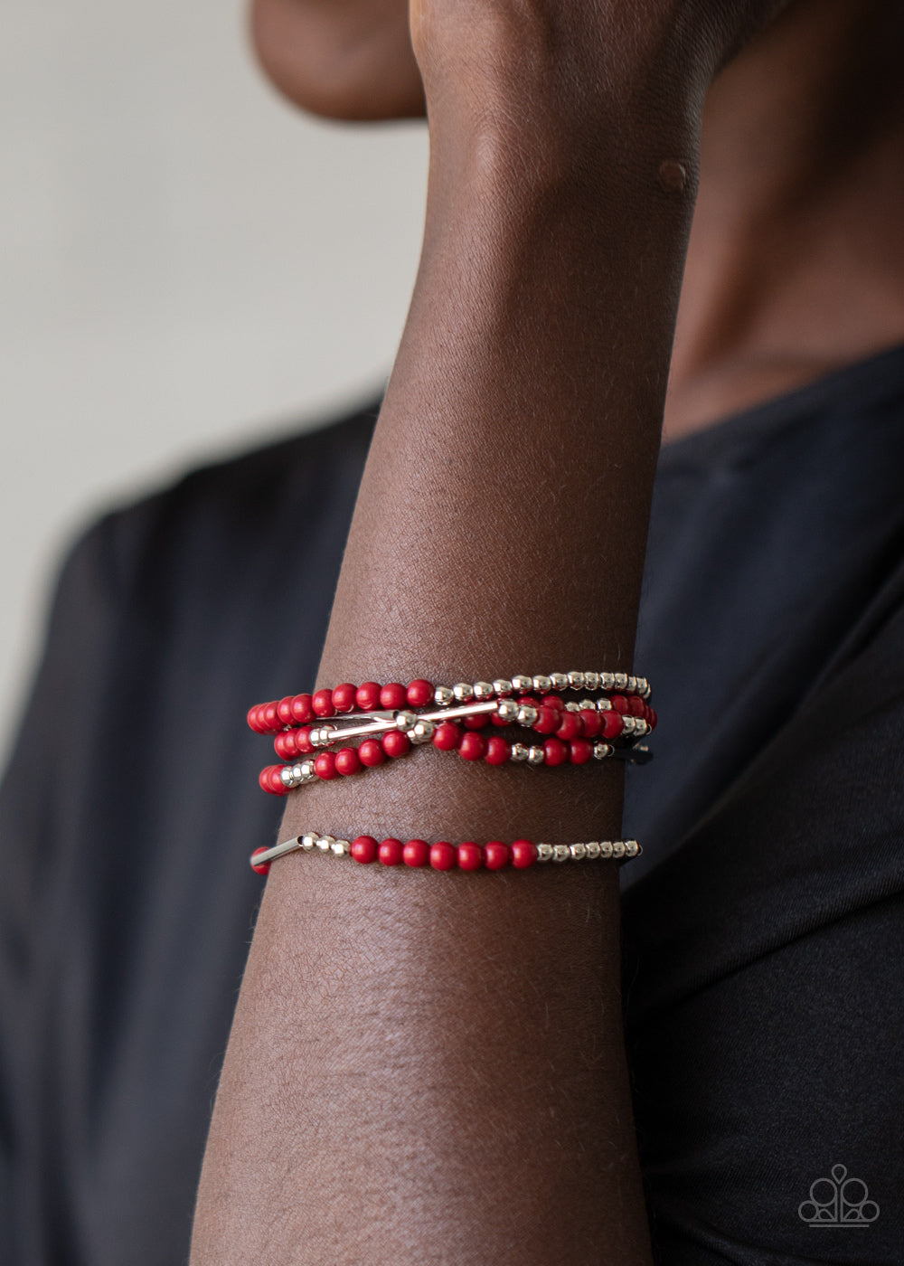 five-dollar-jewelry-bead-between-the-lines-red-paparazzi-accessories