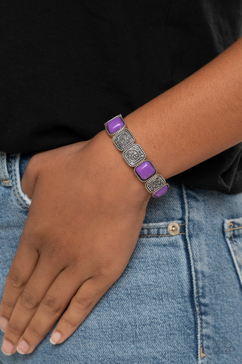 five-dollar-jewelry-trendy-tease-purple-bracelet-paparazzi-accessories