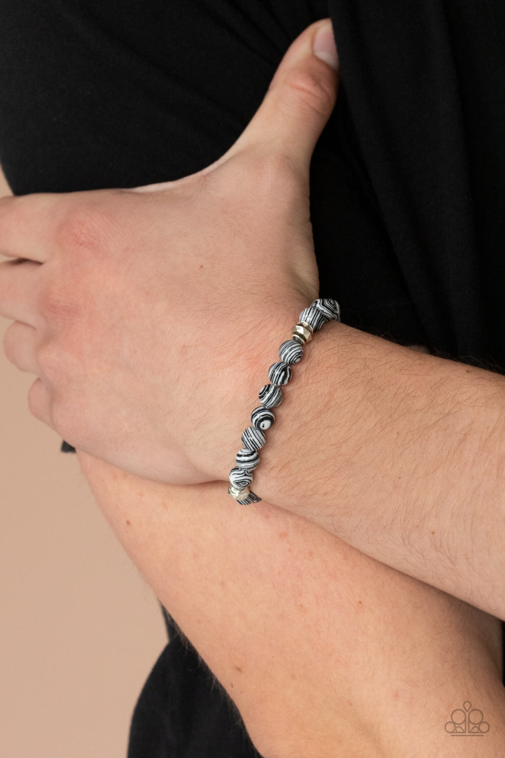 five-dollar-jewelry-awakened-white-bracelet-paparazzi-accessories