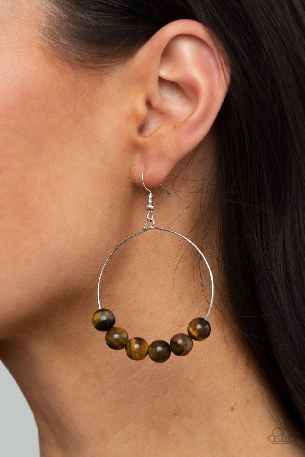 five-dollar-jewelry-let-it-slide-brown-earrings-paparazzi-accessories