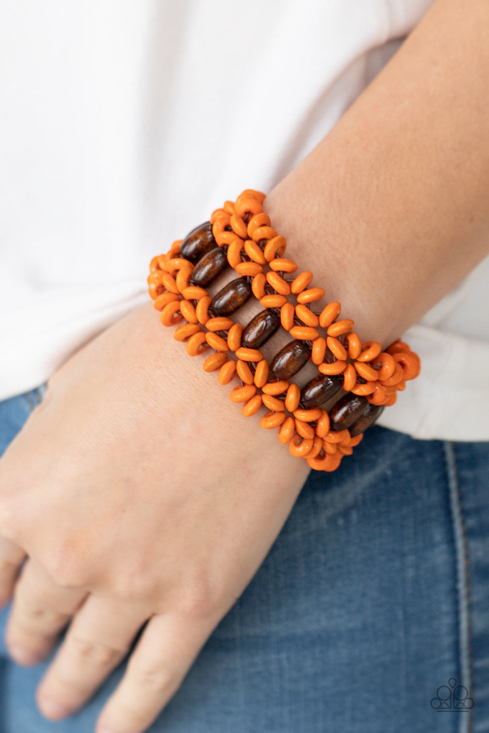 five-dollar-jewelry-bali-beach-retreat-orange-bracelet-paparazzi-accessories