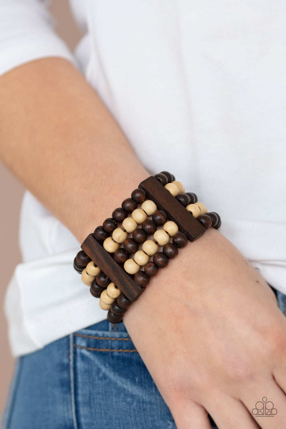 five-dollar-jewelry-caribbean-catwalk-brown-bracelet-paparazzi-accessories