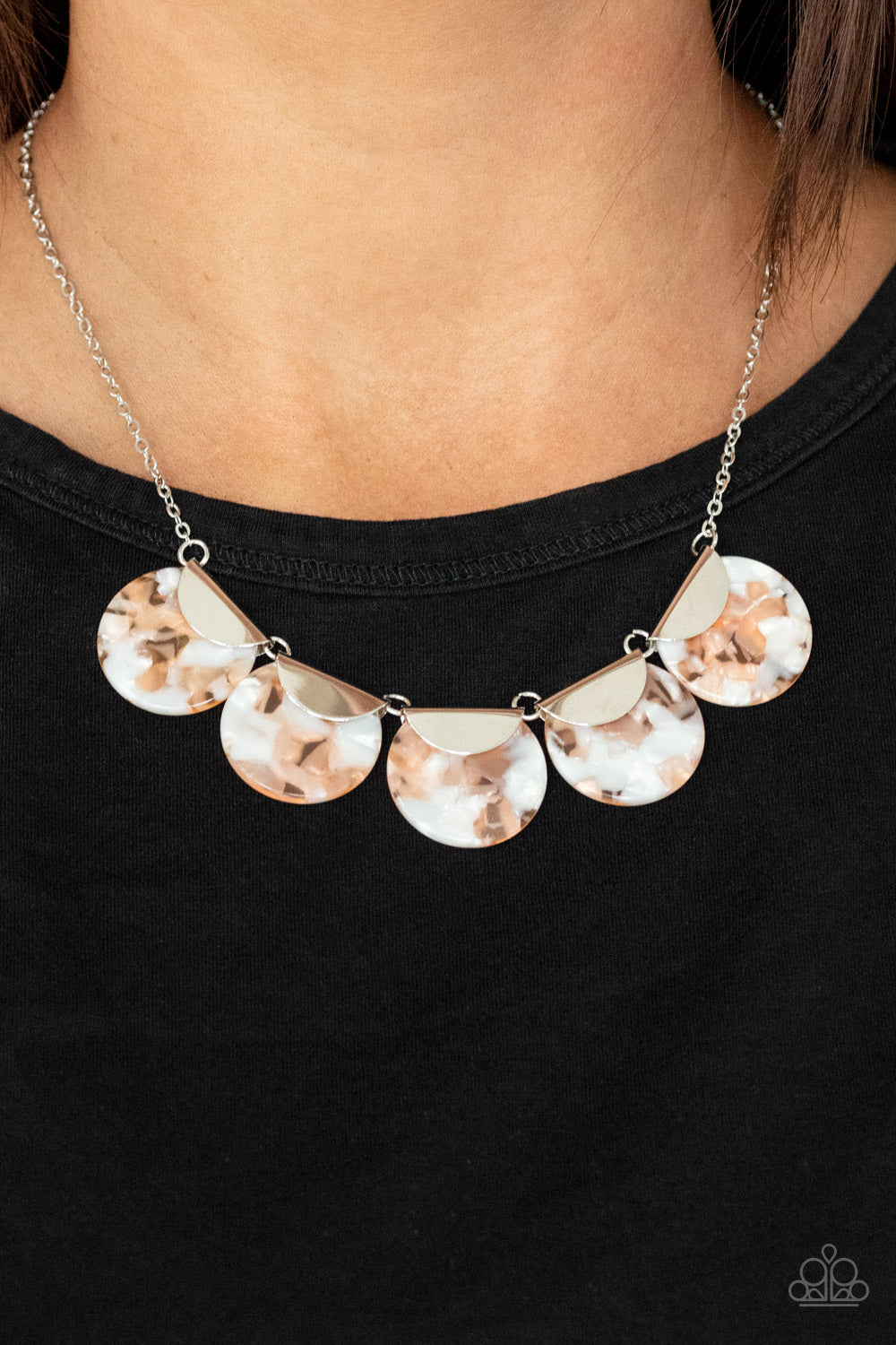 five-dollar-jewelry-mermaid-oasis-orange-necklace-paparazzi-accessories