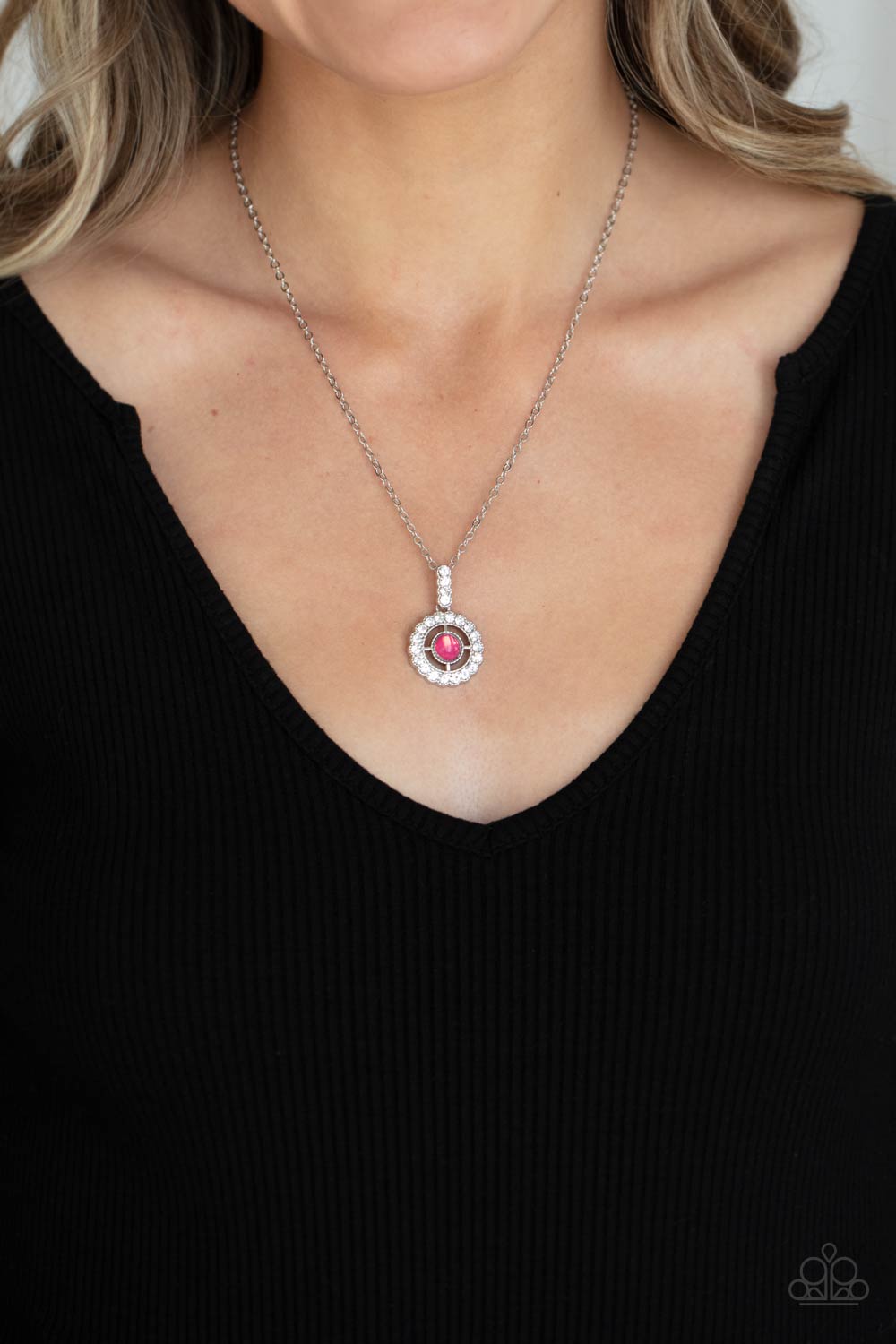 five-dollar-jewelry-springtime-twinkle-pink-necklace-paparazzi-accessories