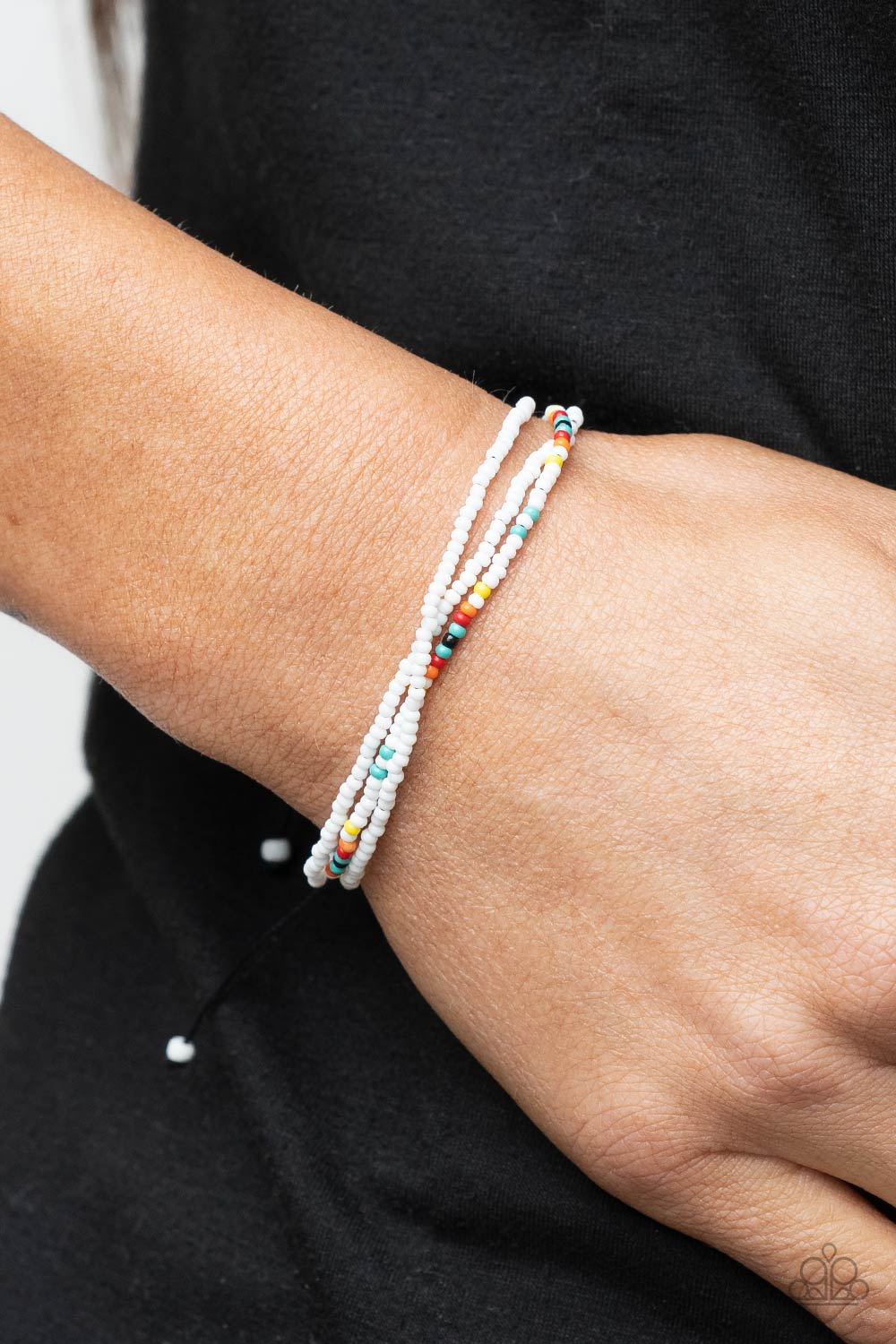 five-dollar-jewelry-basecamp-boyfriend-white-bracelet-paparazzi-accessories