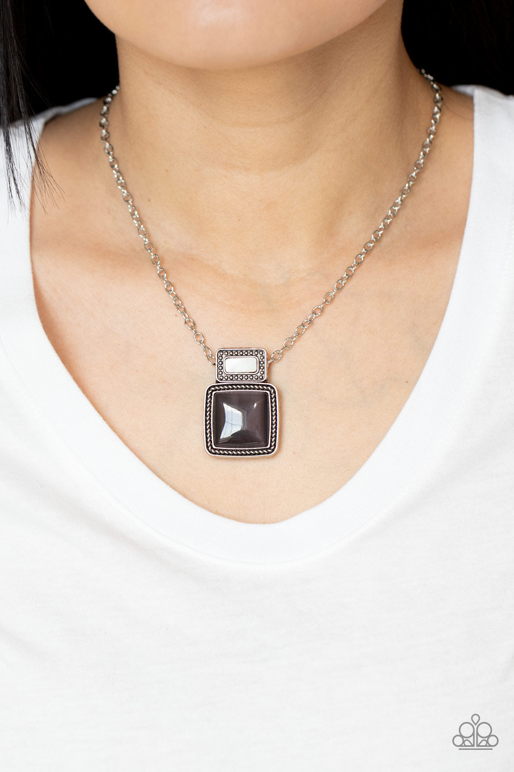 five-dollar-jewelry-ethereally-elemental-silver-necklace-paparazzi-accessories