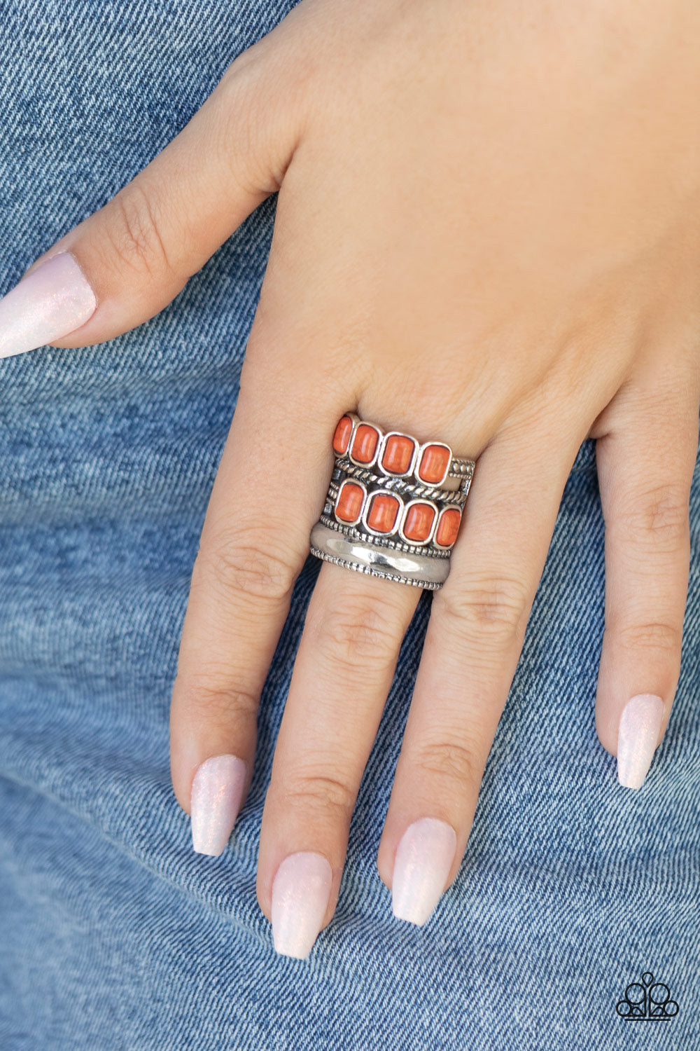 five-dollar-jewelry-mojave-monument-orange-ring-paparazzi-accessories