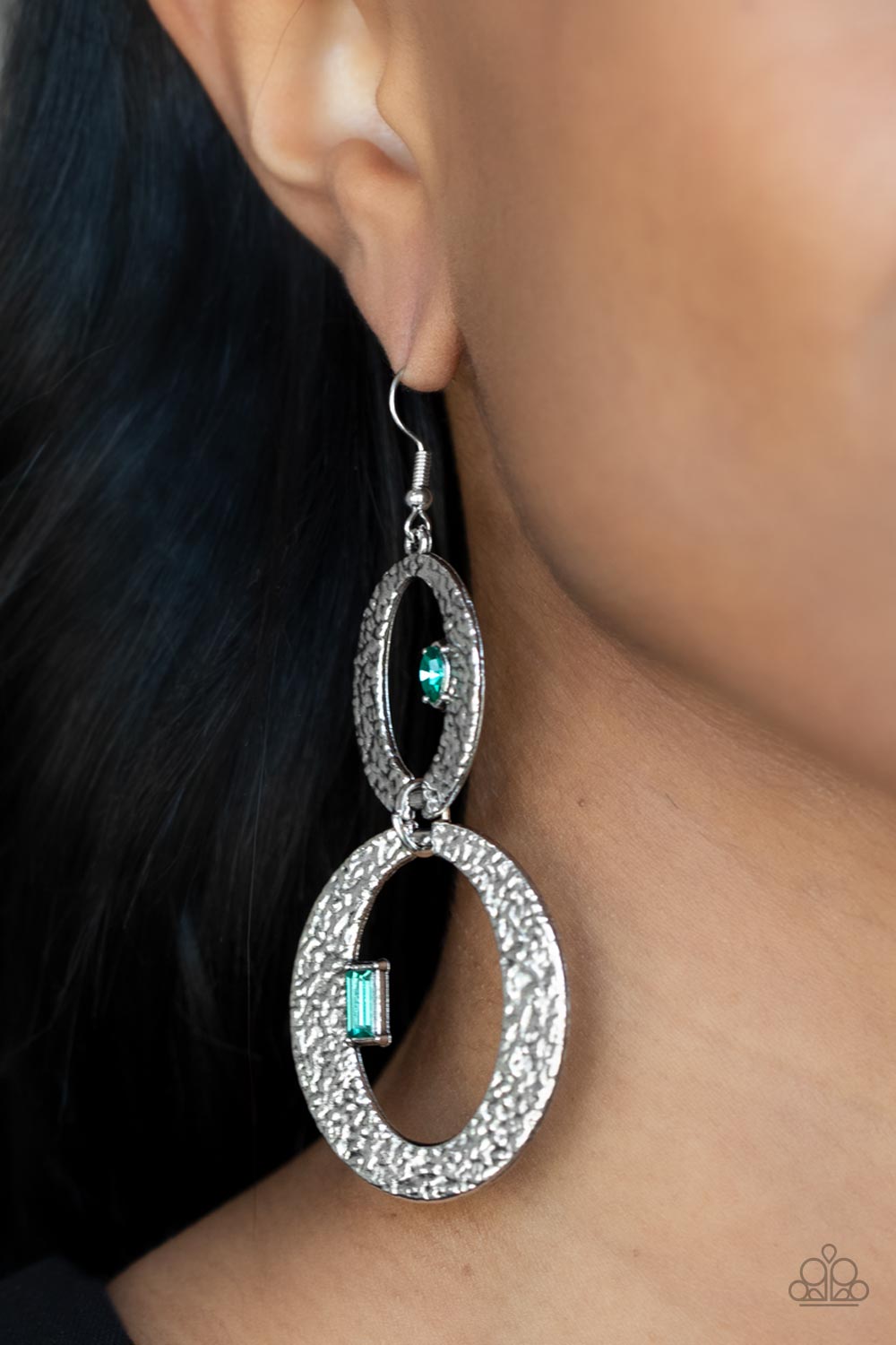 five-dollar-jewelry-oval-and-oval-again-green-earrings-paparazzi-accessories