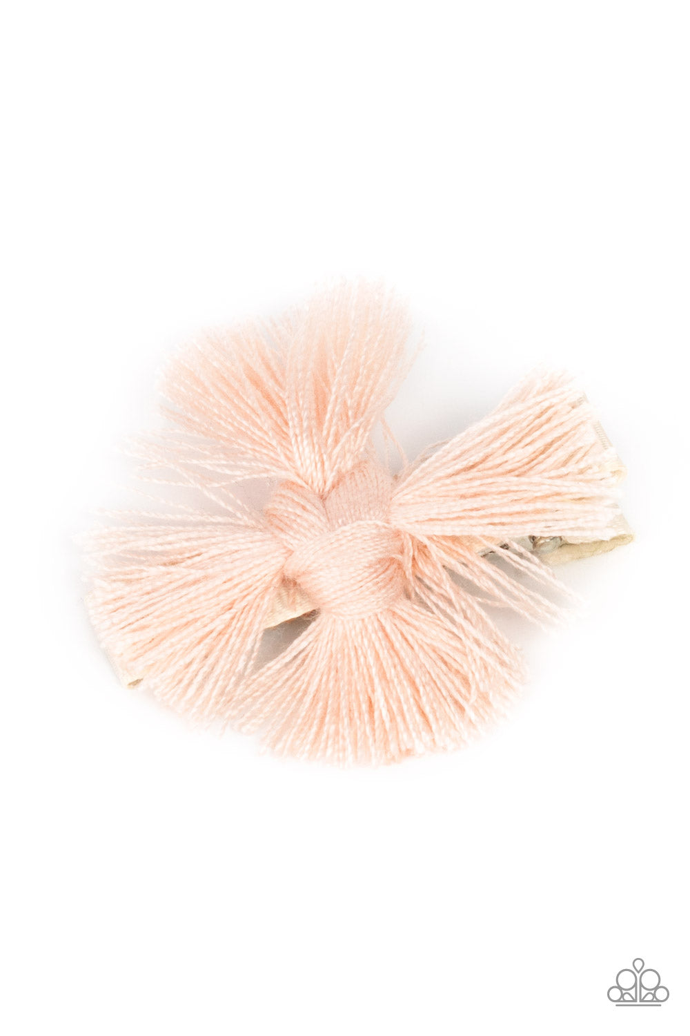 five-dollar-jewelry-tasseled-terrace-pink-hair clip-paparazzi-accessories