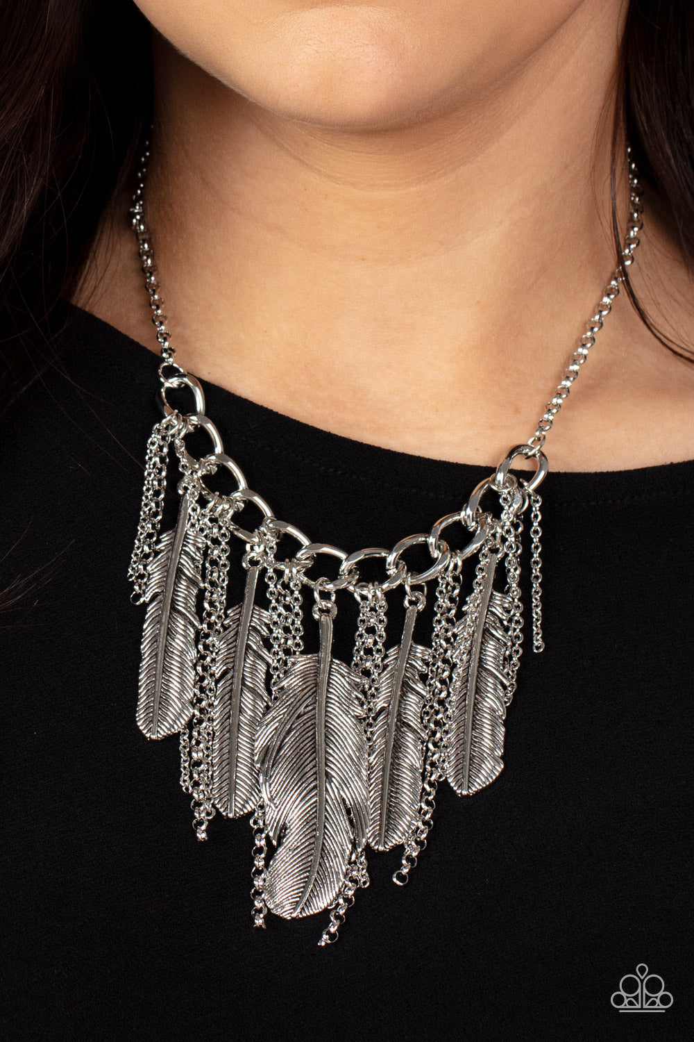 five-dollar-jewelry-nest-friends-forever-silver-necklace-paparazzi-accessories