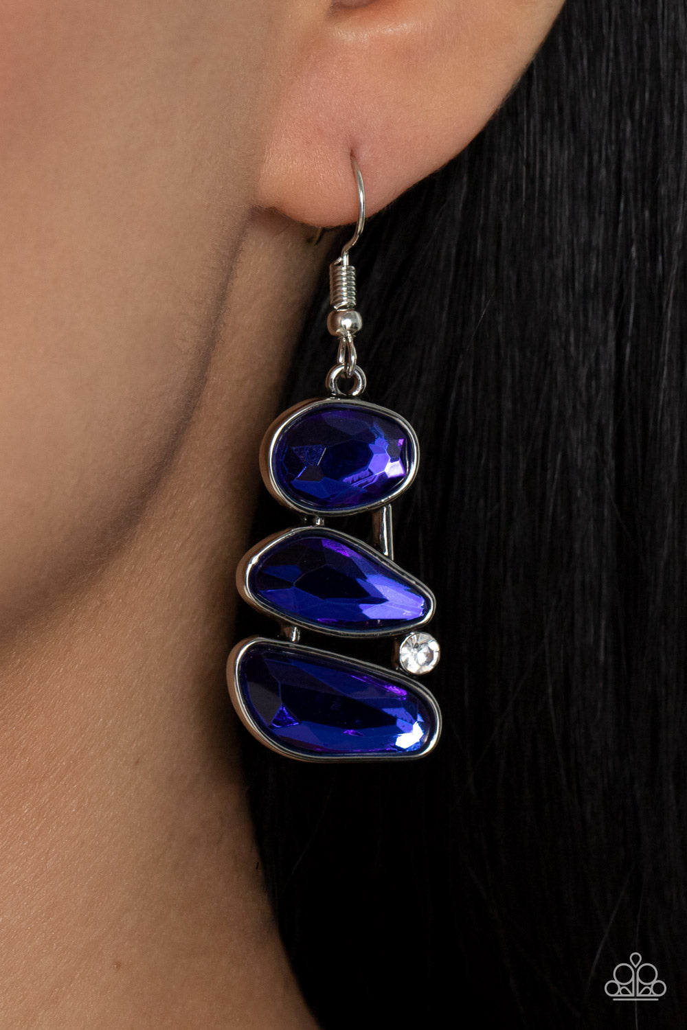 five-dollar-jewelry-gem-galaxy-blue-earrings-paparazzi-accessories