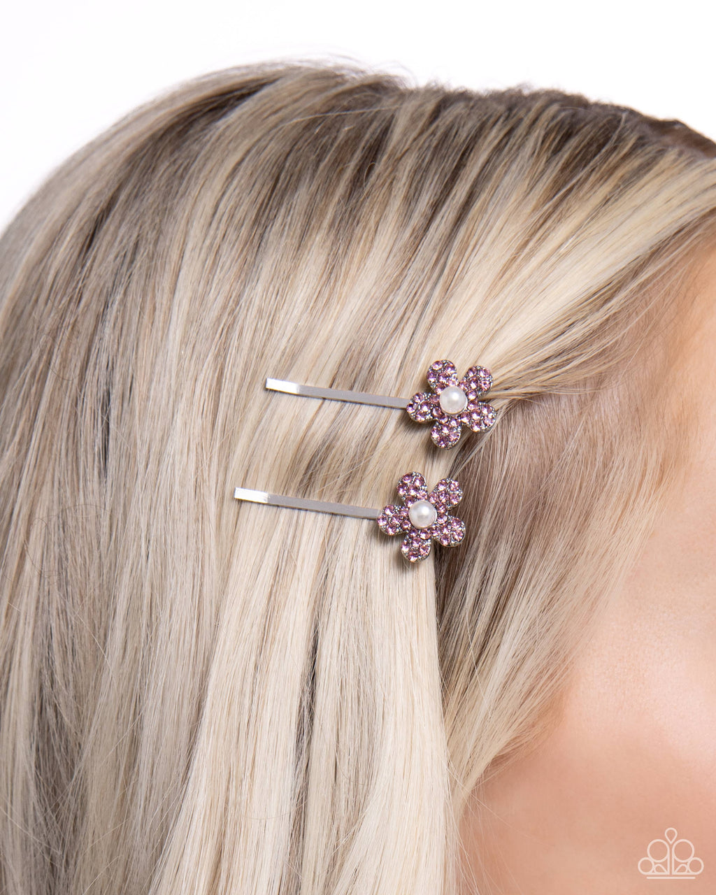 five-dollar-jewelry-playfully-perennial-pink-hair clip-paparazzi-accessories