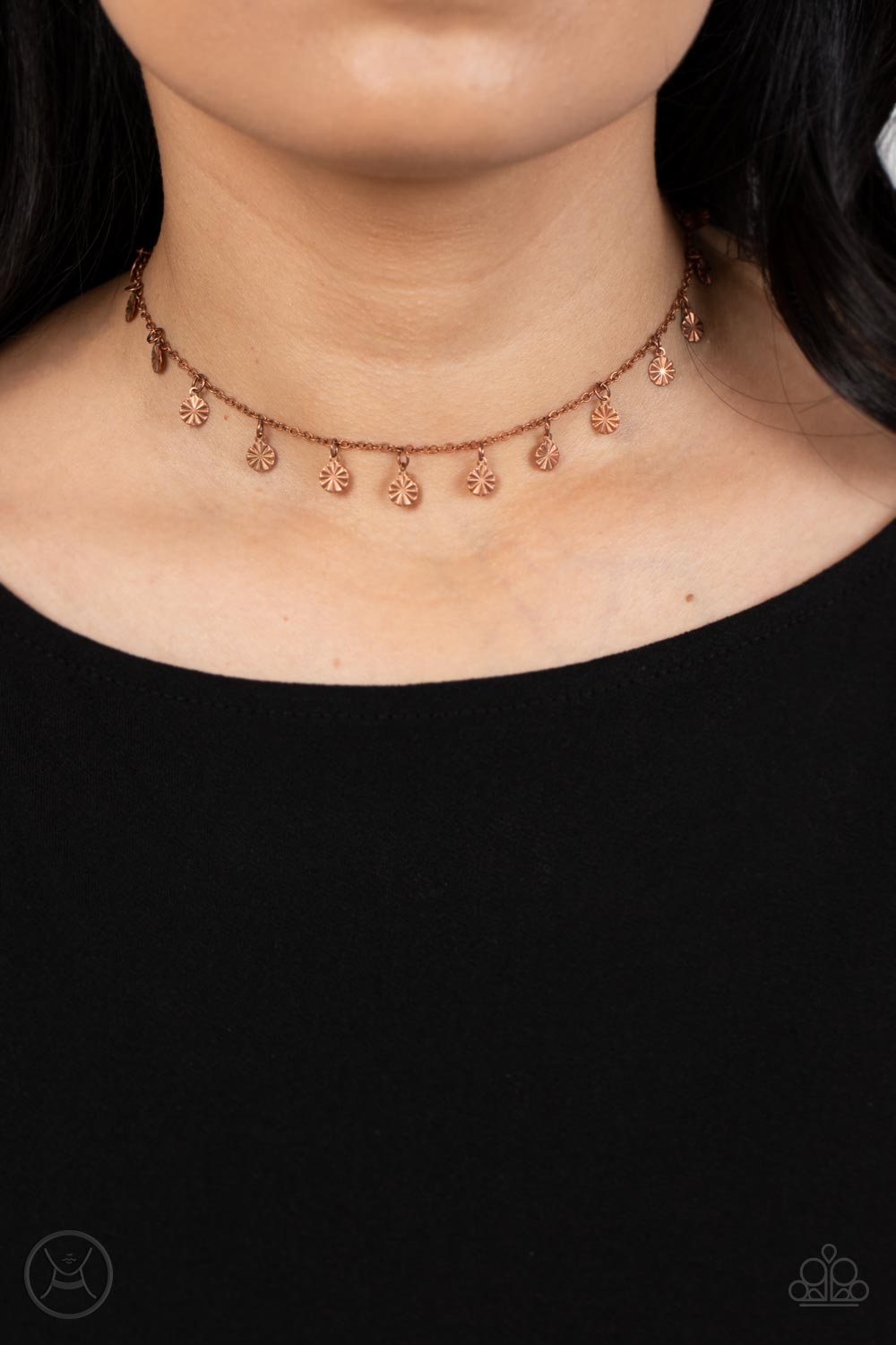 five-dollar-jewelry-chiming-charmer-copper-necklace-paparazzi-accessories