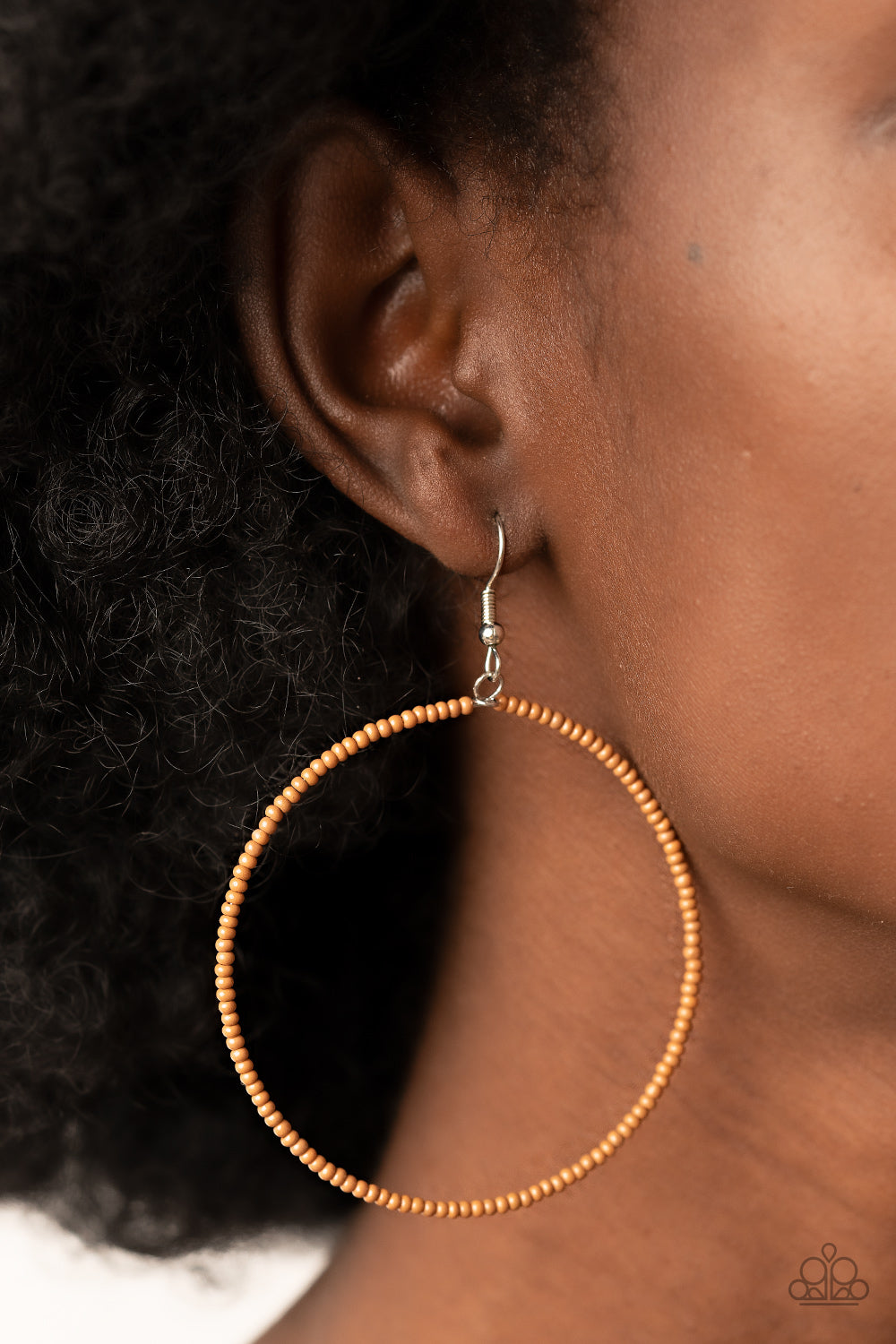 five-dollar-jewelry-basically-beaded-brown-earrings-paparazzi-accessories