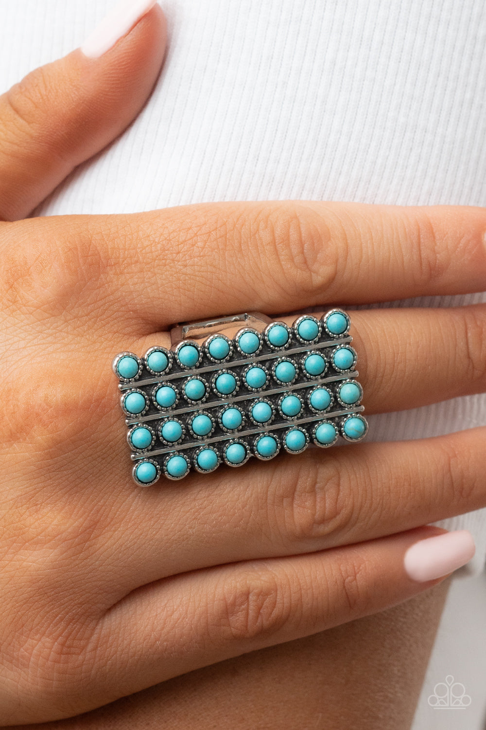 five-dollar-jewelry-pack-your-saddlebags-blue-ring-paparazzi-accessories