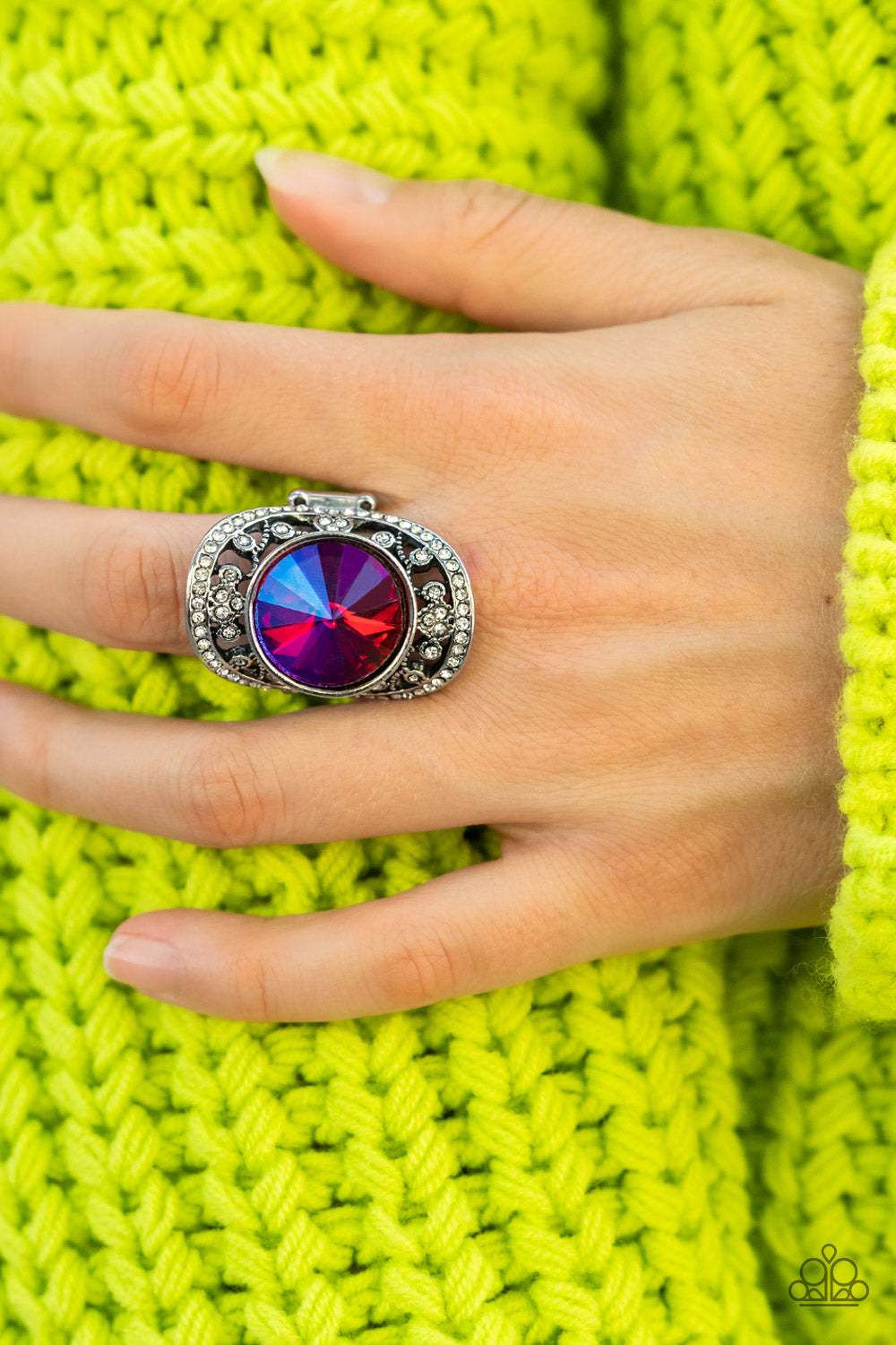 five-dollar-jewelry-galactic-garden-pink-ring-paparazzi-accessories
