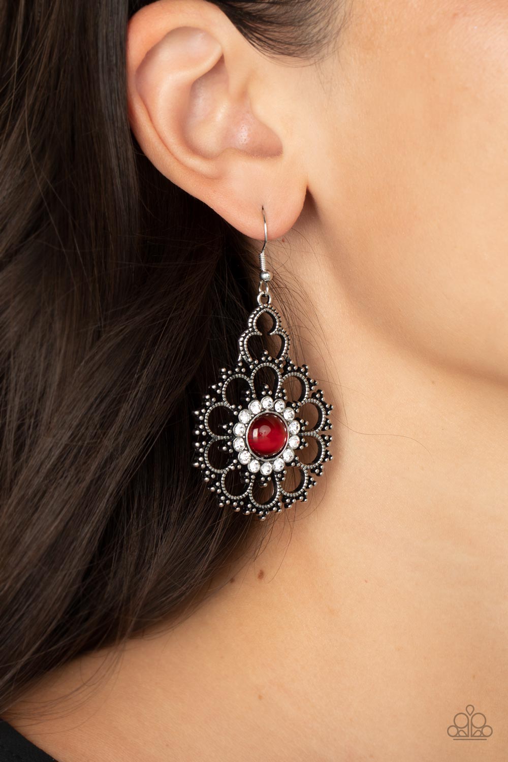 five-dollar-jewelry-floral-renaissance-red-paparazzi-accessories