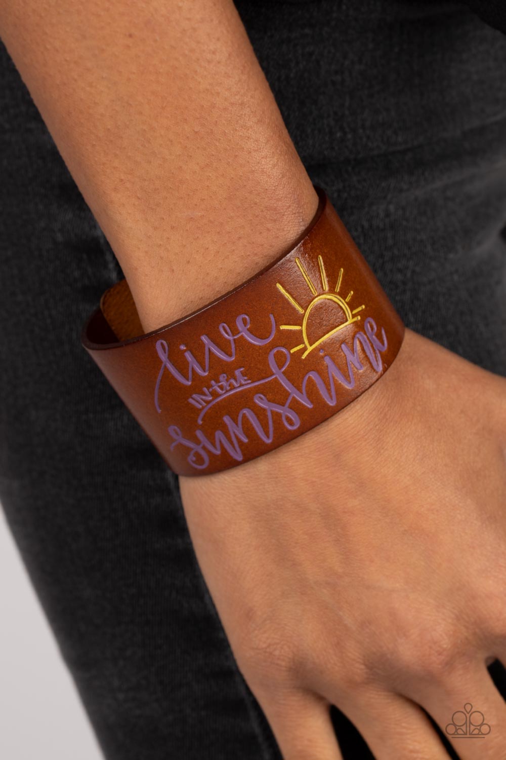 five-dollar-jewelry-sunshine-season-purple-bracelet-paparazzi-accessories