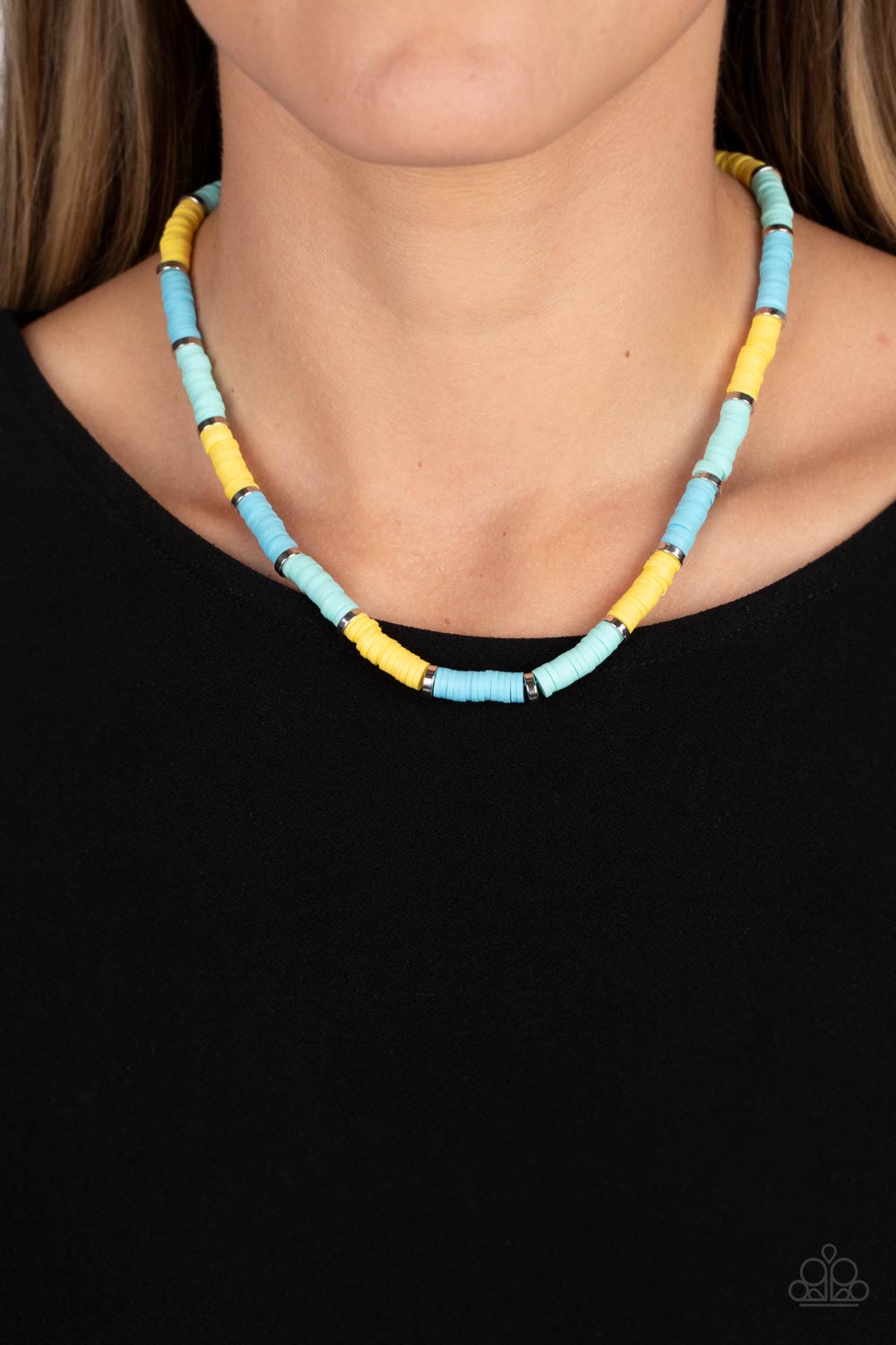 five-dollar-jewelry-rainbow-road-blue-necklace-paparazzi-accessories