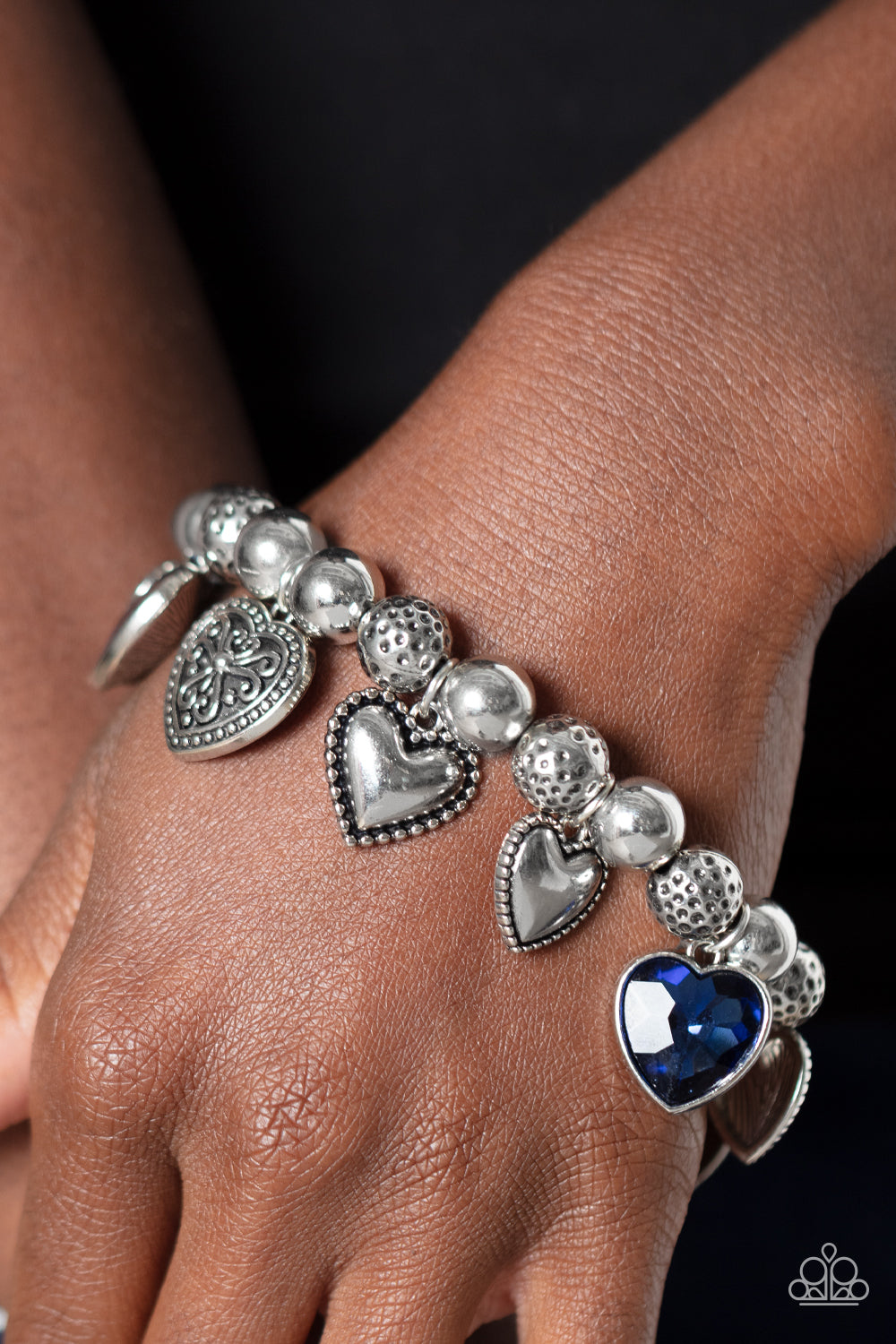five-dollar-jewelry-charming-crush-blue-bracelet-paparazzi-accessories