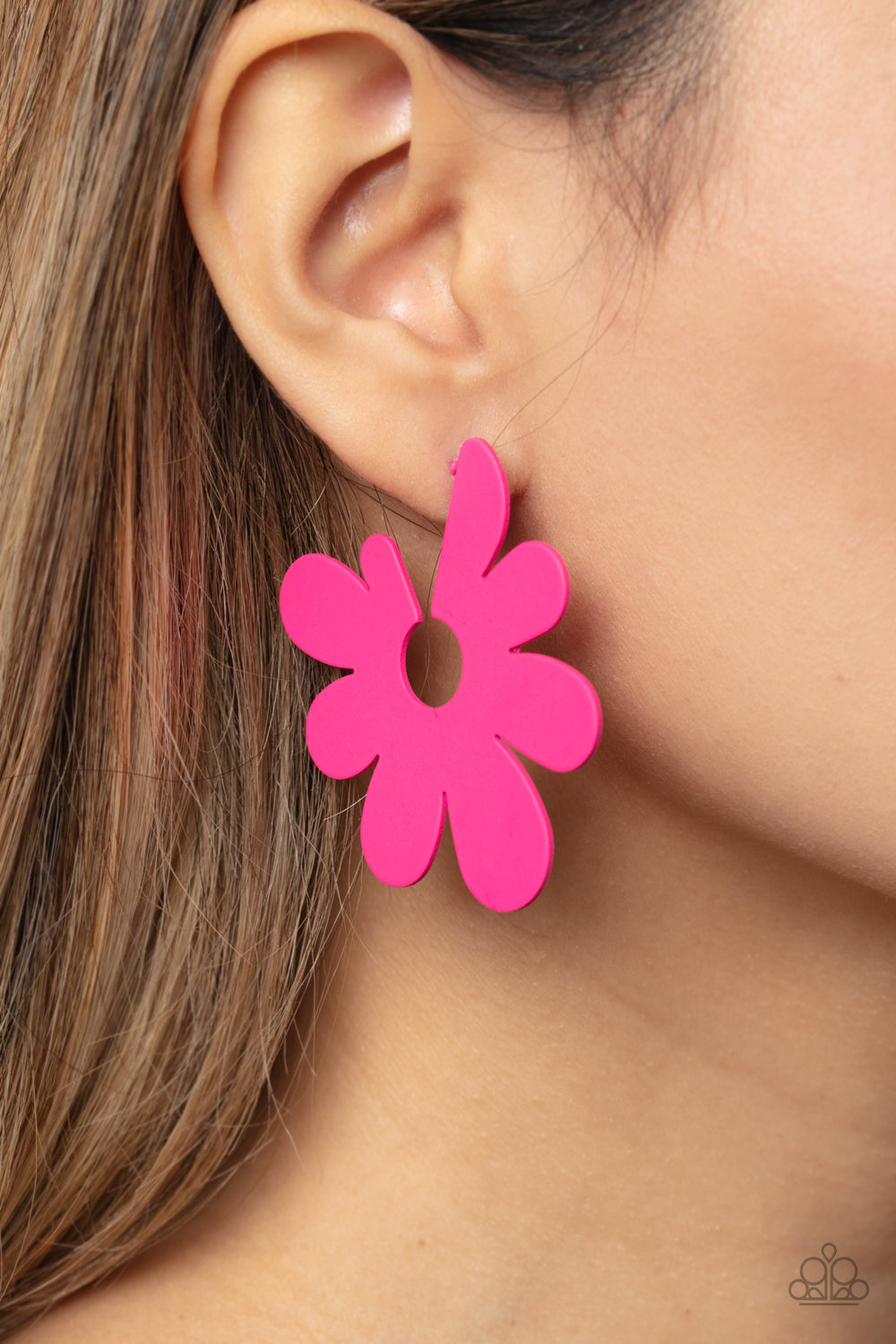 five-dollar-jewelry-flower-power-fantasy-pink-earrings-paparazzi-accessories