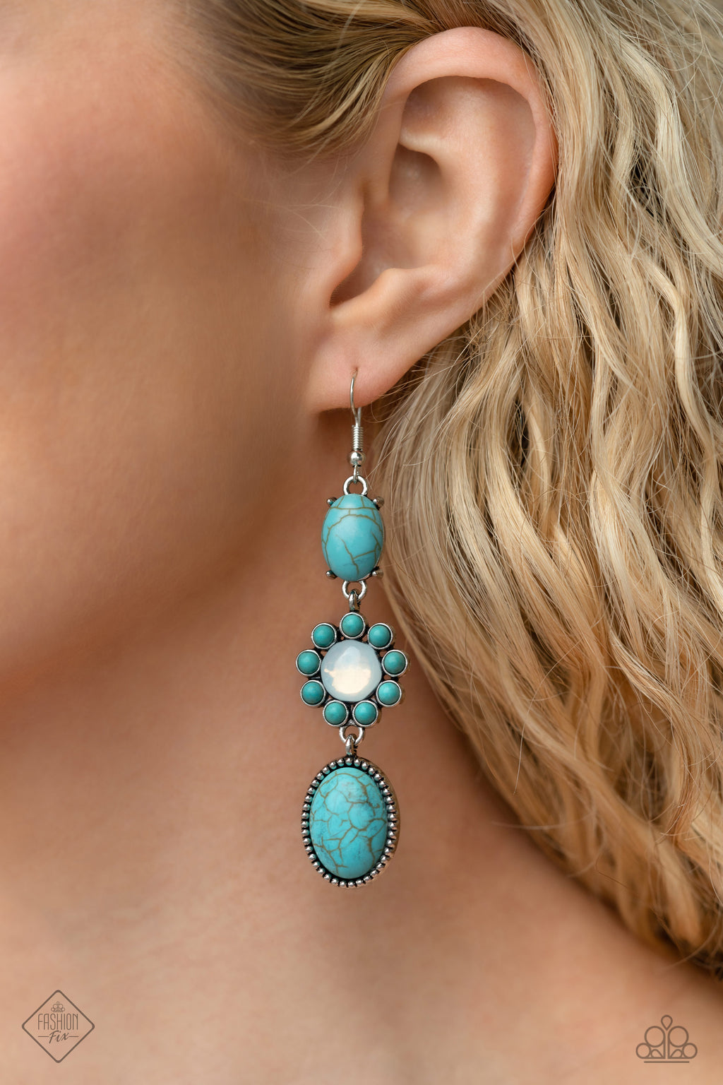 five-dollar-jewelry-carefree-cowboy-blue-earrings-paparazzi-accessories
