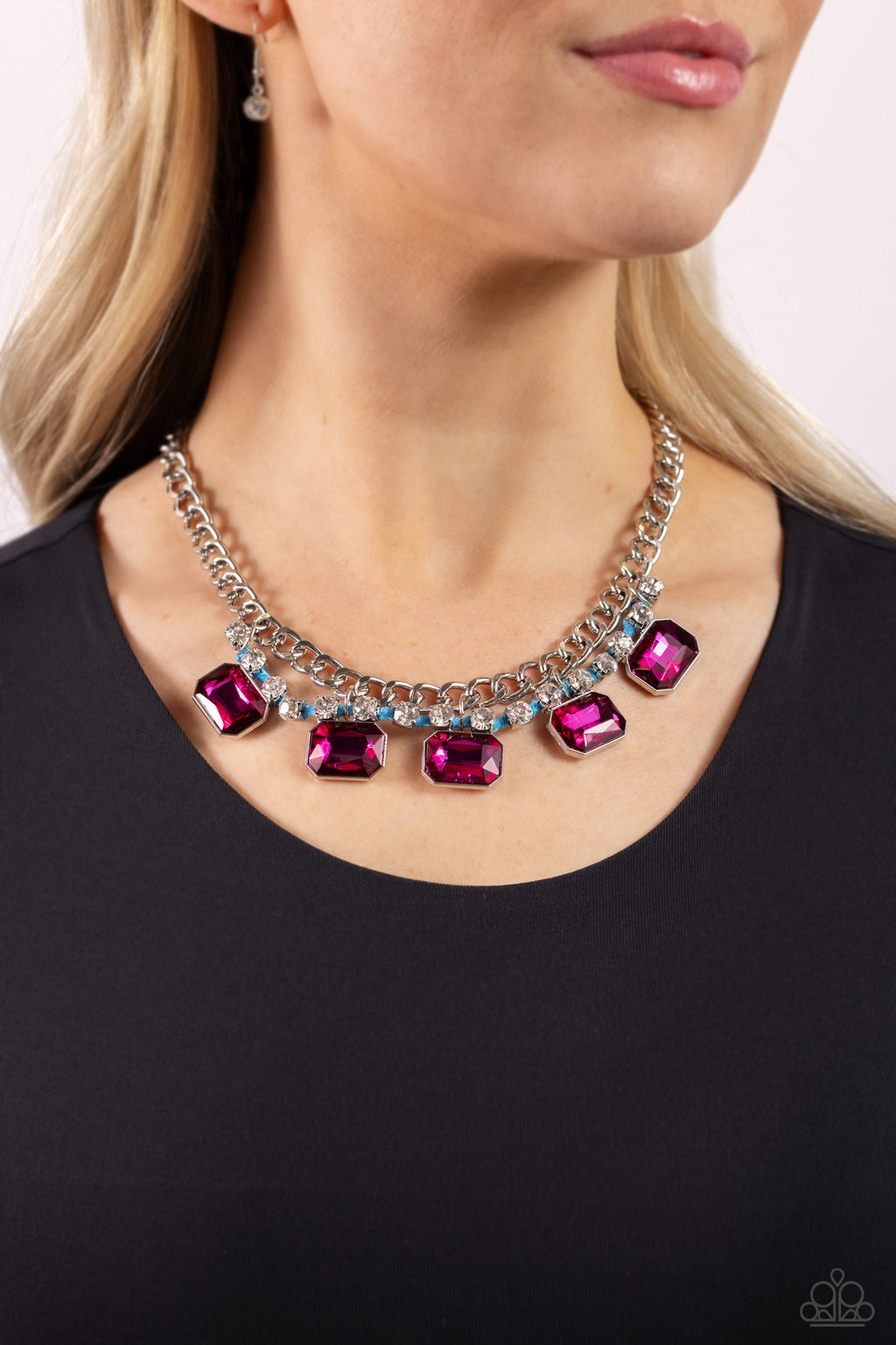 five-dollar-jewelry-weaving-wonder-blue-necklace-paparazzi-accessories
