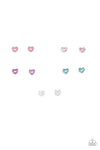 Starlet Shimmer Open Glitter Heart Earrings Pack of 10