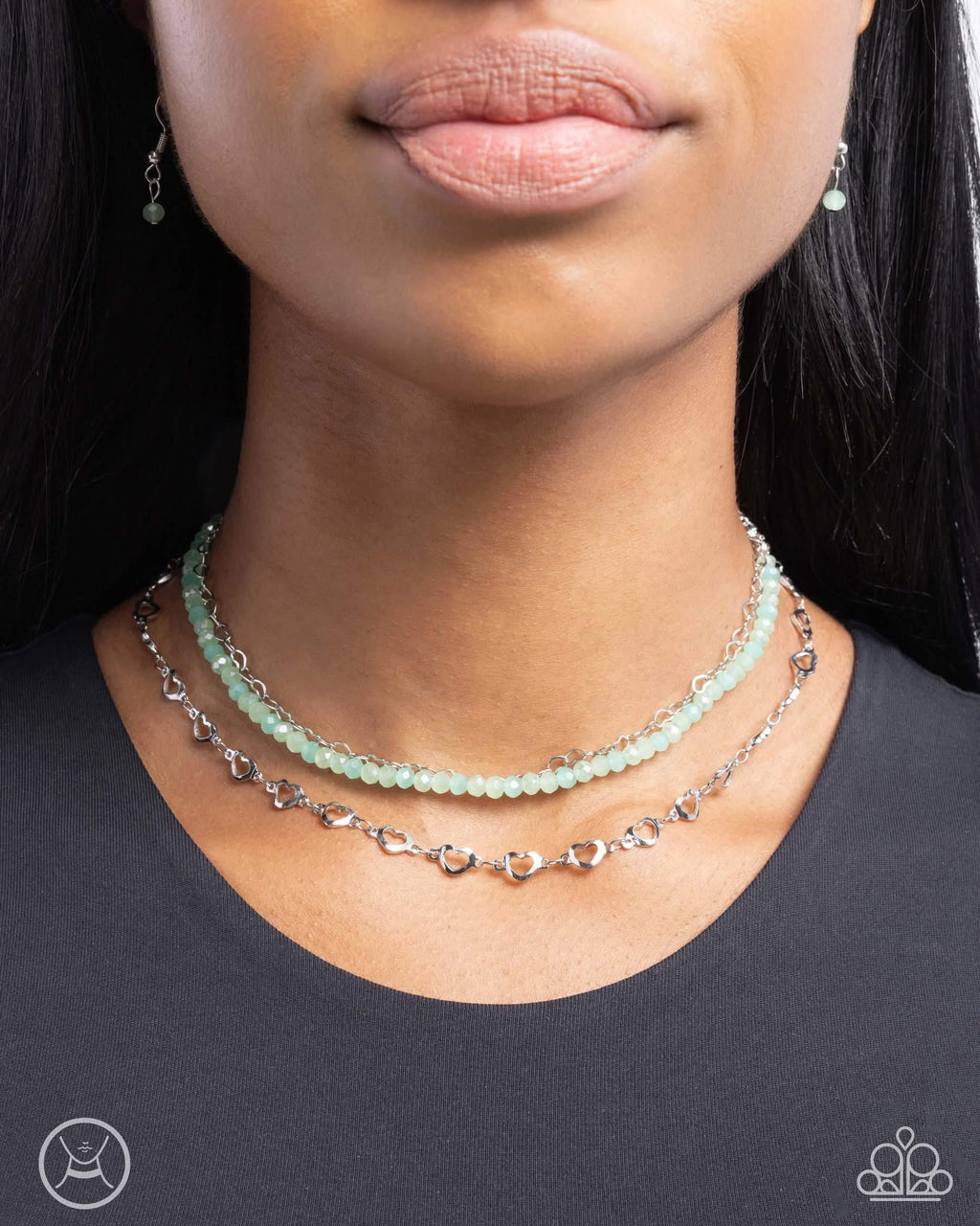 Sweetheart Sequel - Green Necklace - Paparazzi Accessories